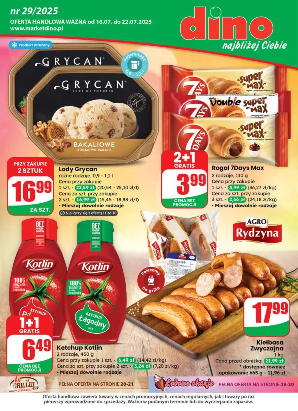 dino - Gazetka Dino ważna od 16.07. - 22.07.
