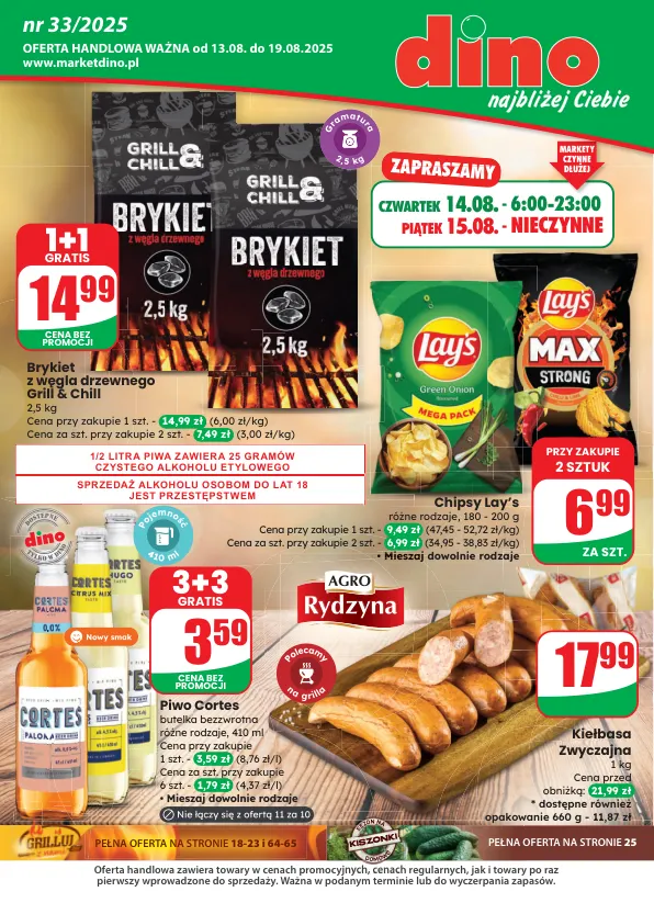 dino - Gazetka Dino - ważna od 13.08. do 19.08. - page: 1