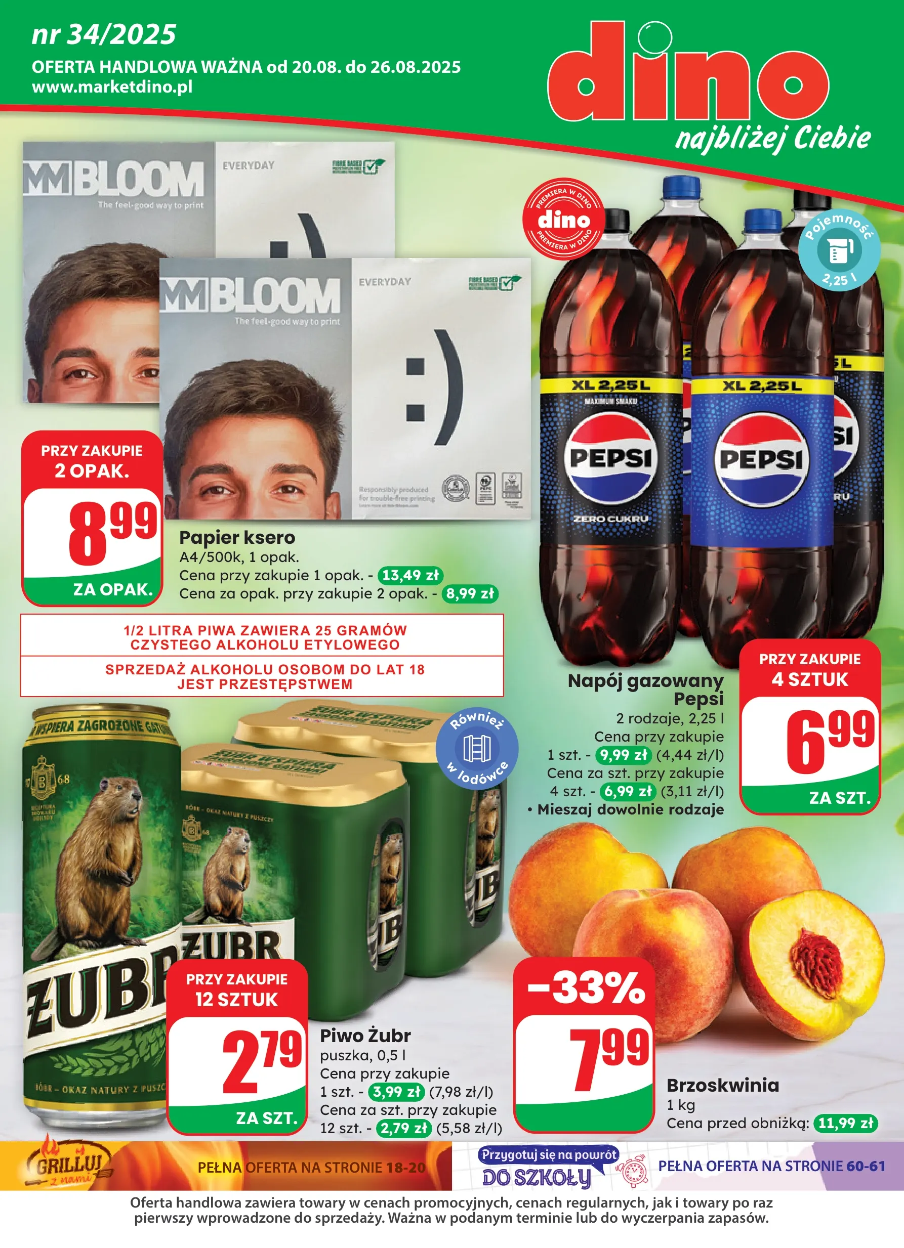 dino - Gazetka Dino - ważna od 20.08. do 26.08.