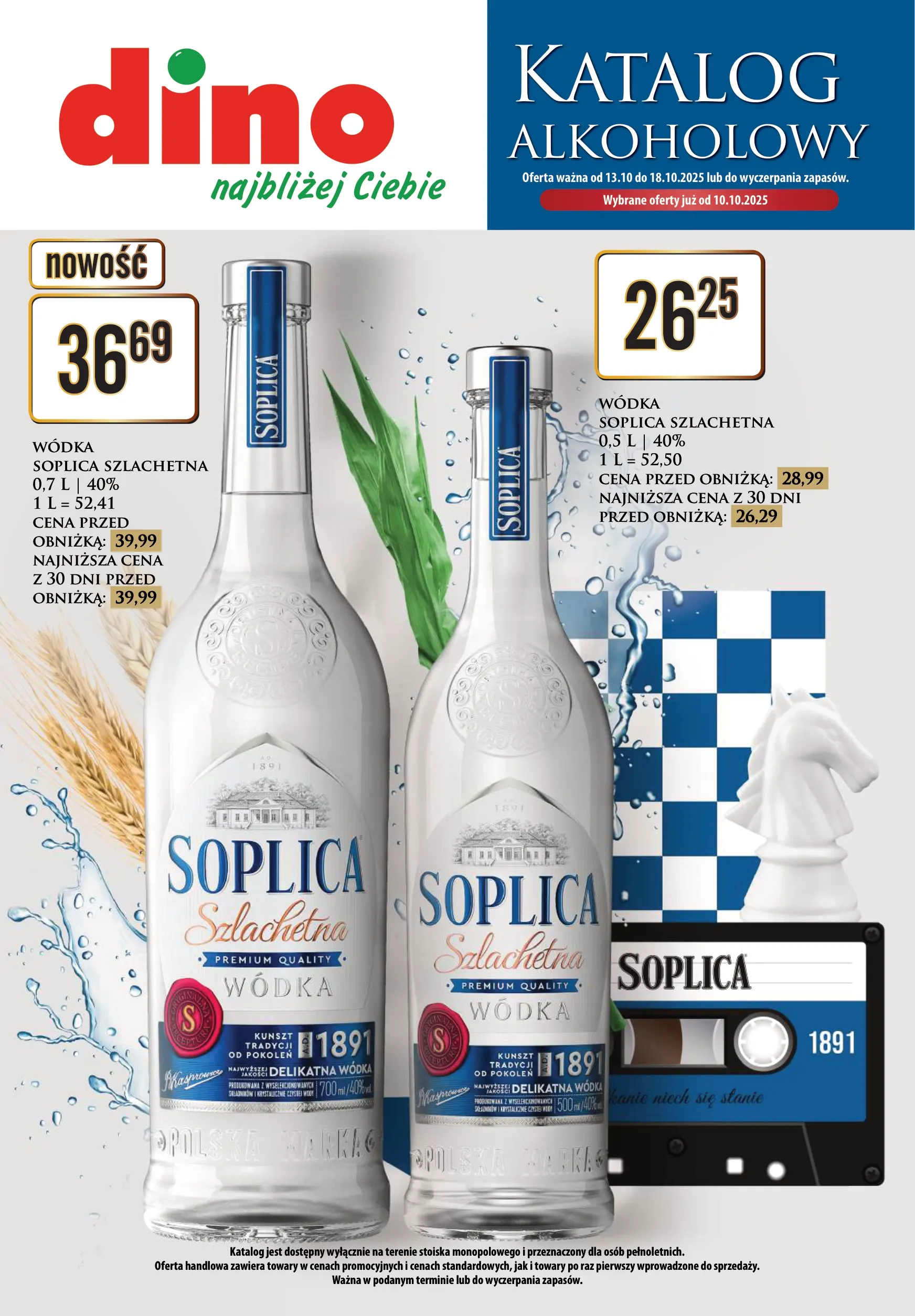 dino - Gazetka Dino - Katalog alkoholowy - ważna od 13.10. do 18.10.