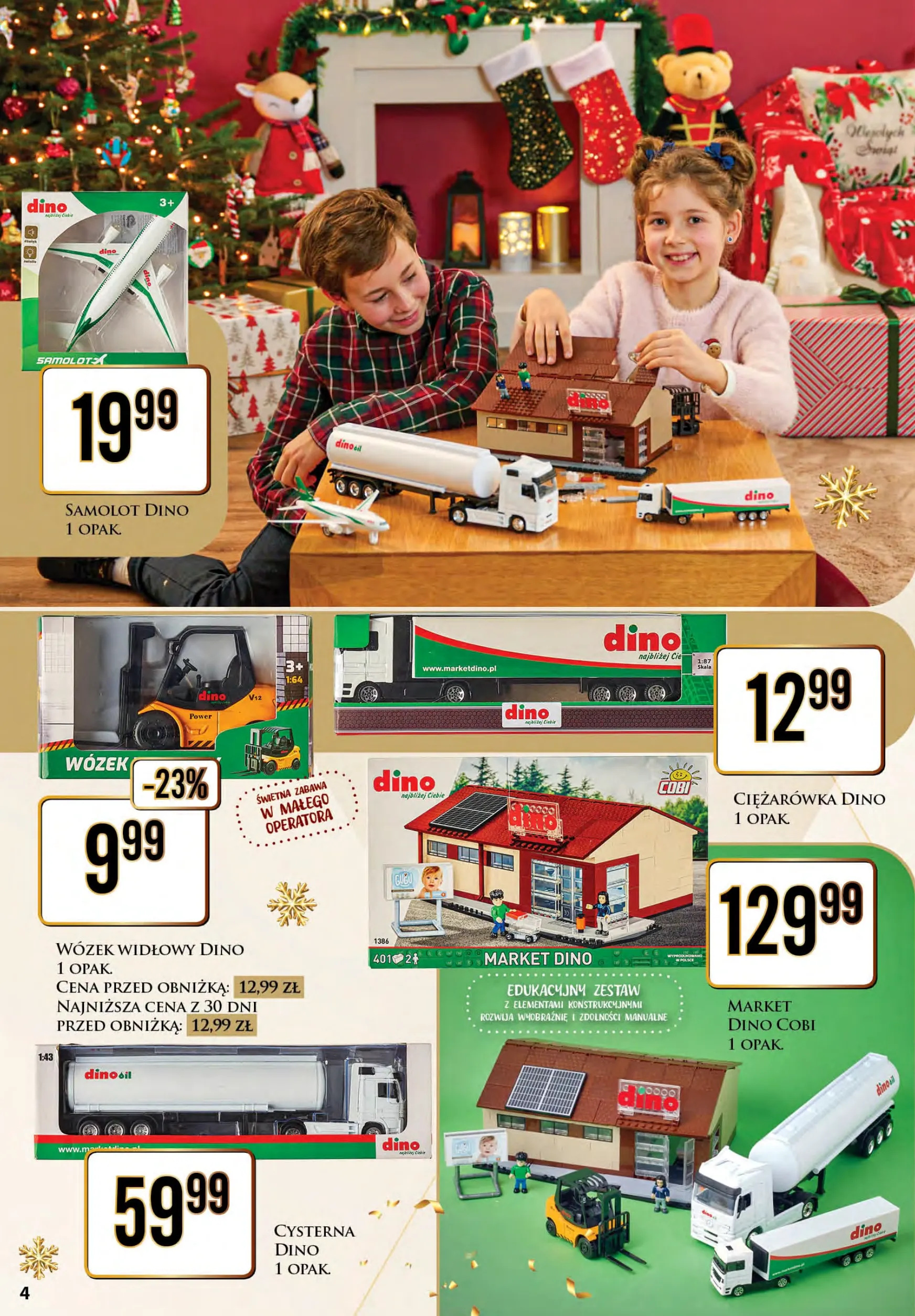 dino - Gazetka Dino - Spełniamy świąteczne marzenia 2025 - ważna od 24.11. do 07.12. - page: 4