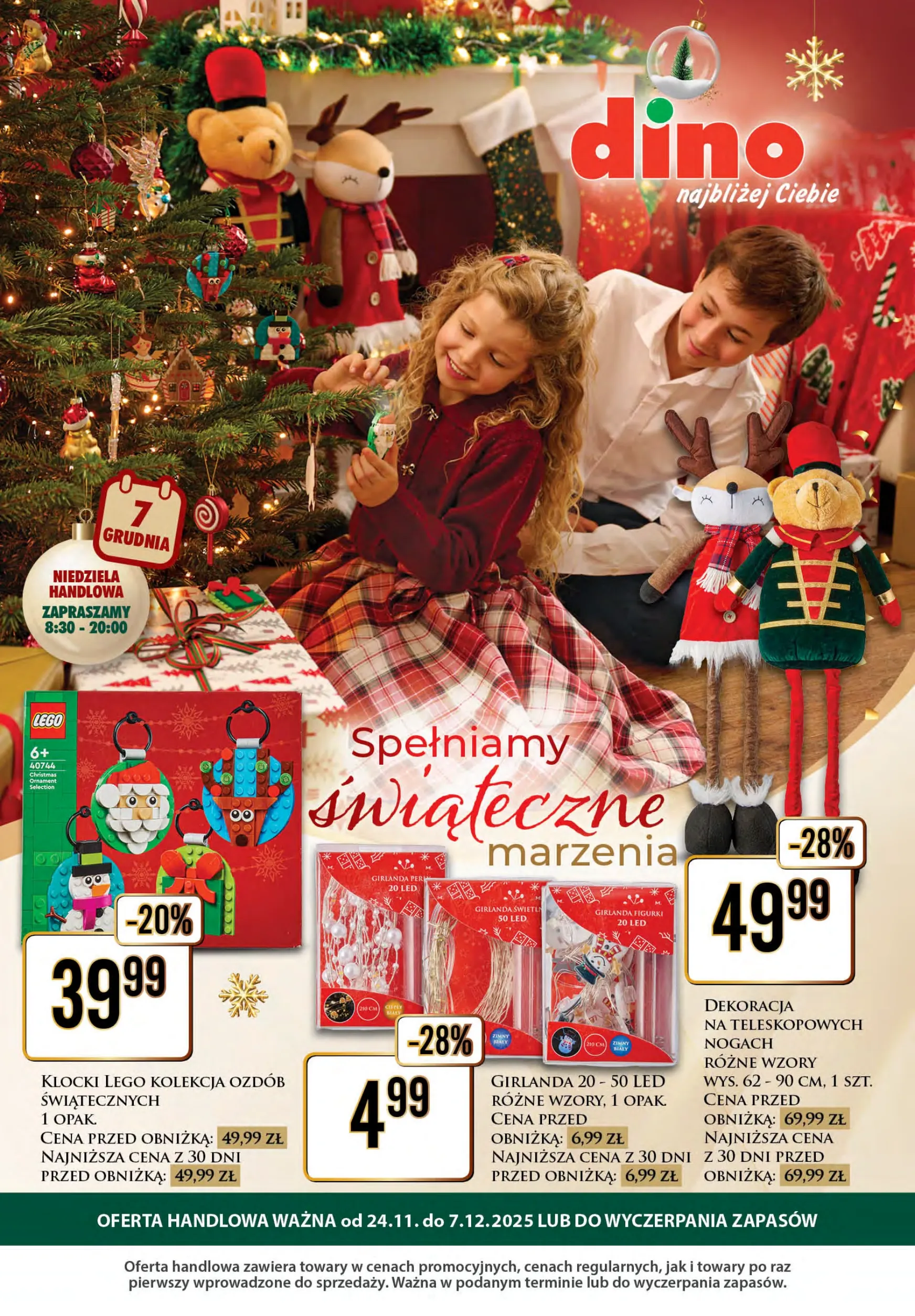 dino - Gazetka Dino - Spełniamy świąteczne marzenia 2025 - ważna od 24.11. do 07.12.