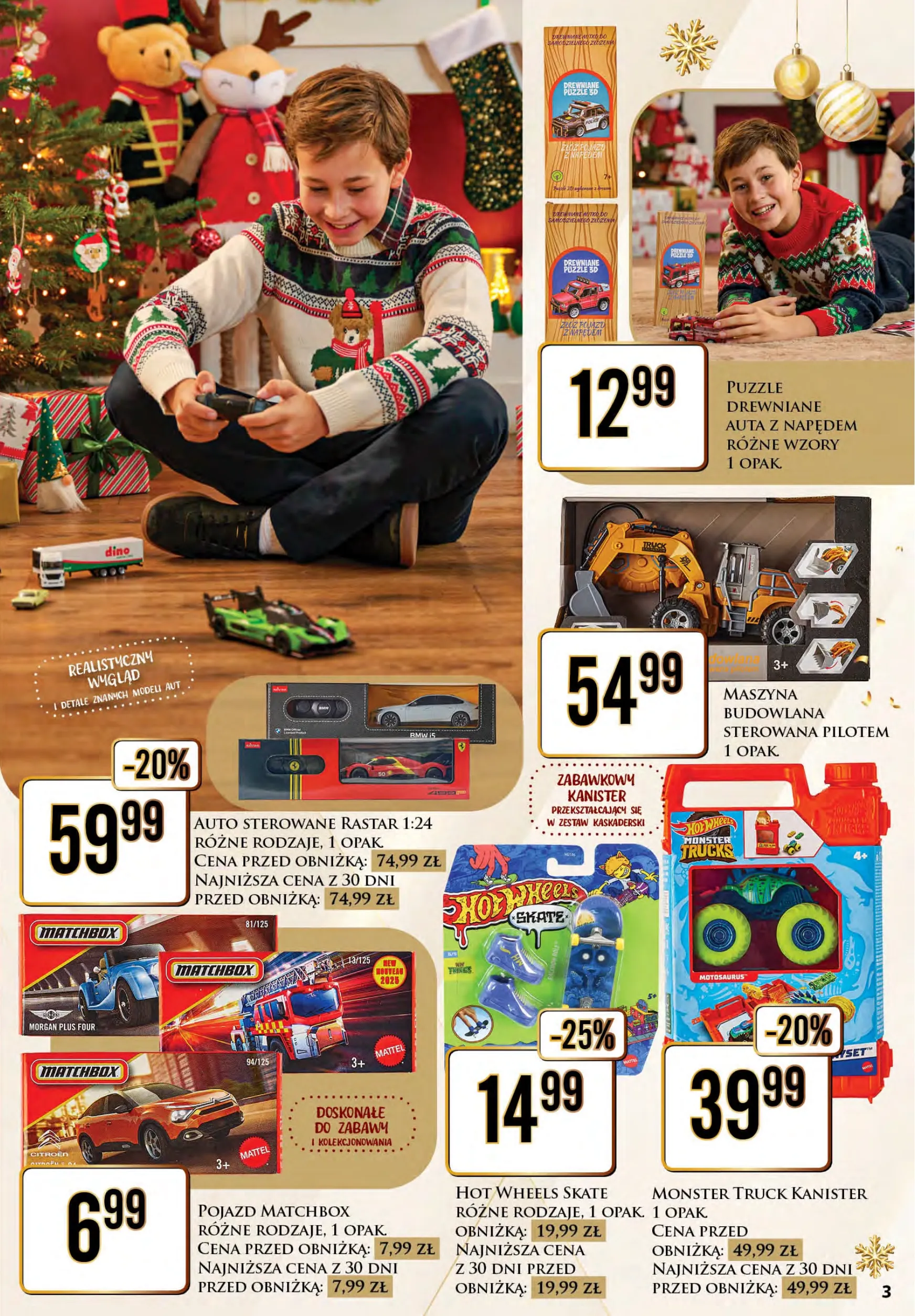 dino - Gazetka Dino - Spełniamy świąteczne marzenia 2025 - ważna od 24.11. do 07.12. - page: 3