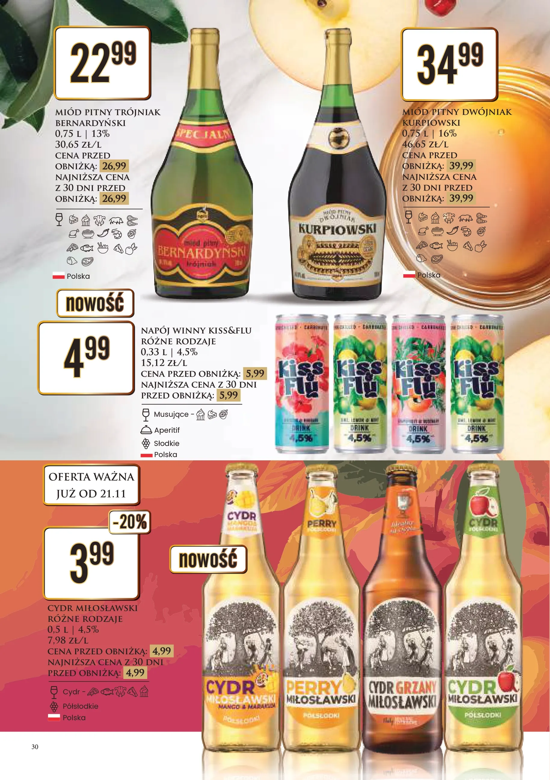 dino - Gazetka Dino - Katalog alkoholowy - ważna od 24.11. do 29.11. - page: 30