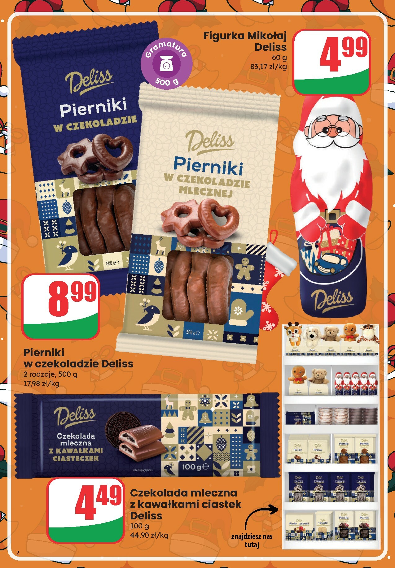 dino - Gazetka Dino - Mikołajkowe słodycze - ważna od 01.12. do 07.12. - page: 2