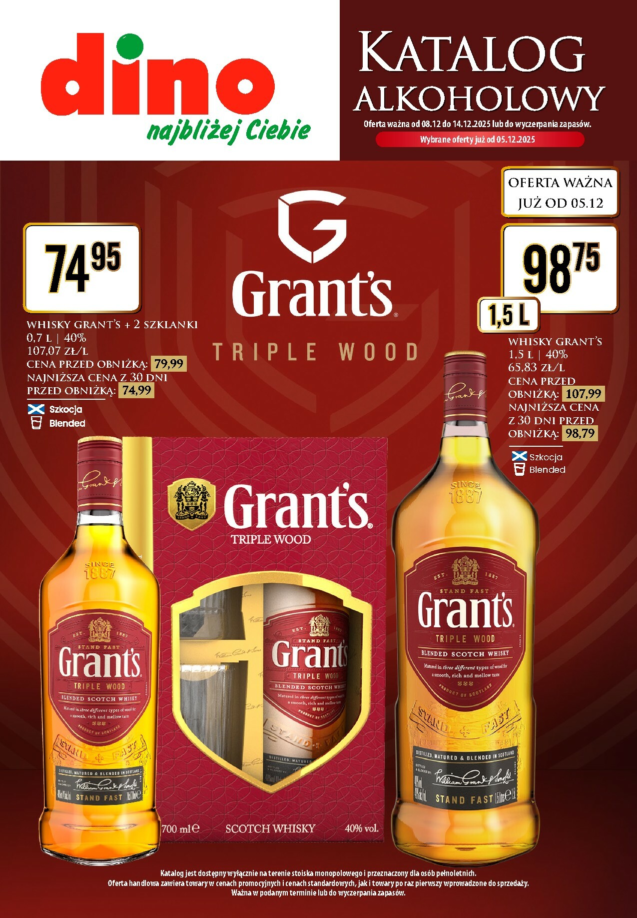 dino - Gazetka Dino - Katalog alkoholowy - ważna od 08.12. do 14.12.