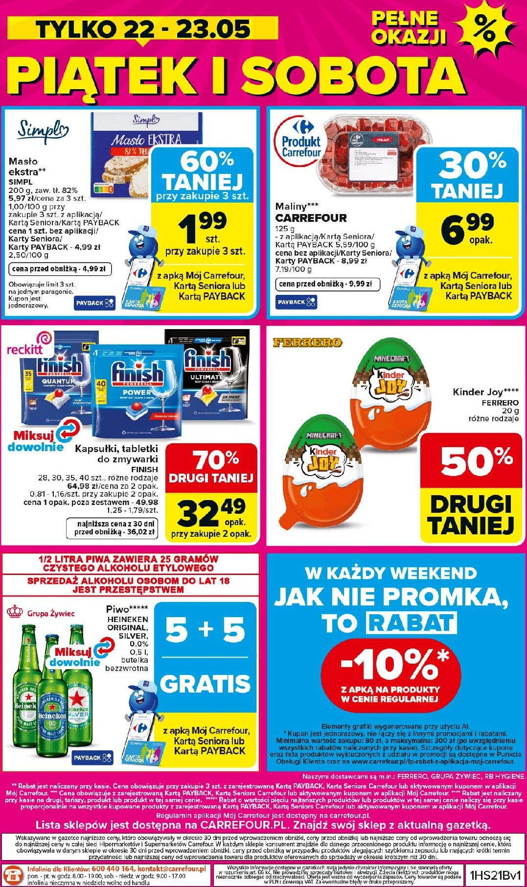 carrefour - Nowa gazetka Carrefour - Weekend promek już od czwartku ważna od 21.05.2026 do 23.05.2026 - page: 8
