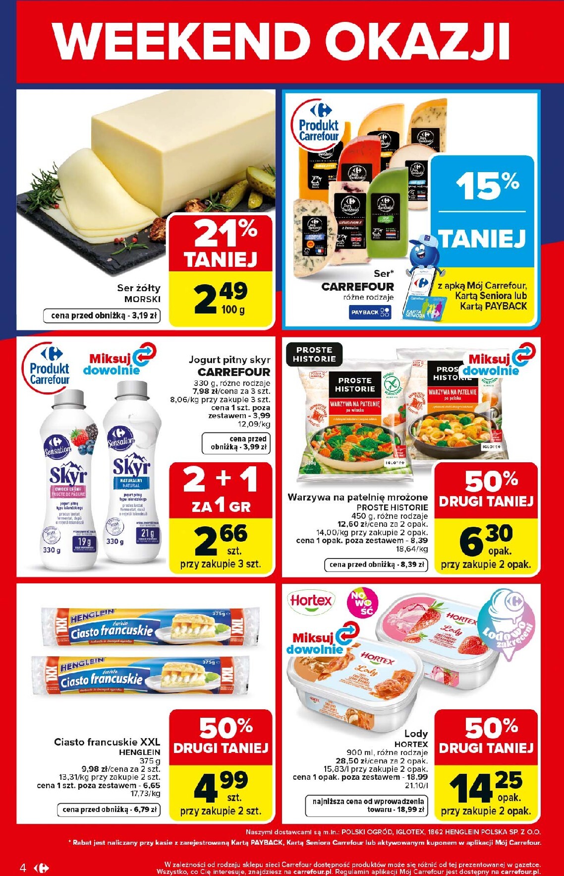 carrefour - Nowa gazetka Carrefour - Weekend promek już od czwartku ważna od 21.05.2026 do 23.05.2026 - page: 4