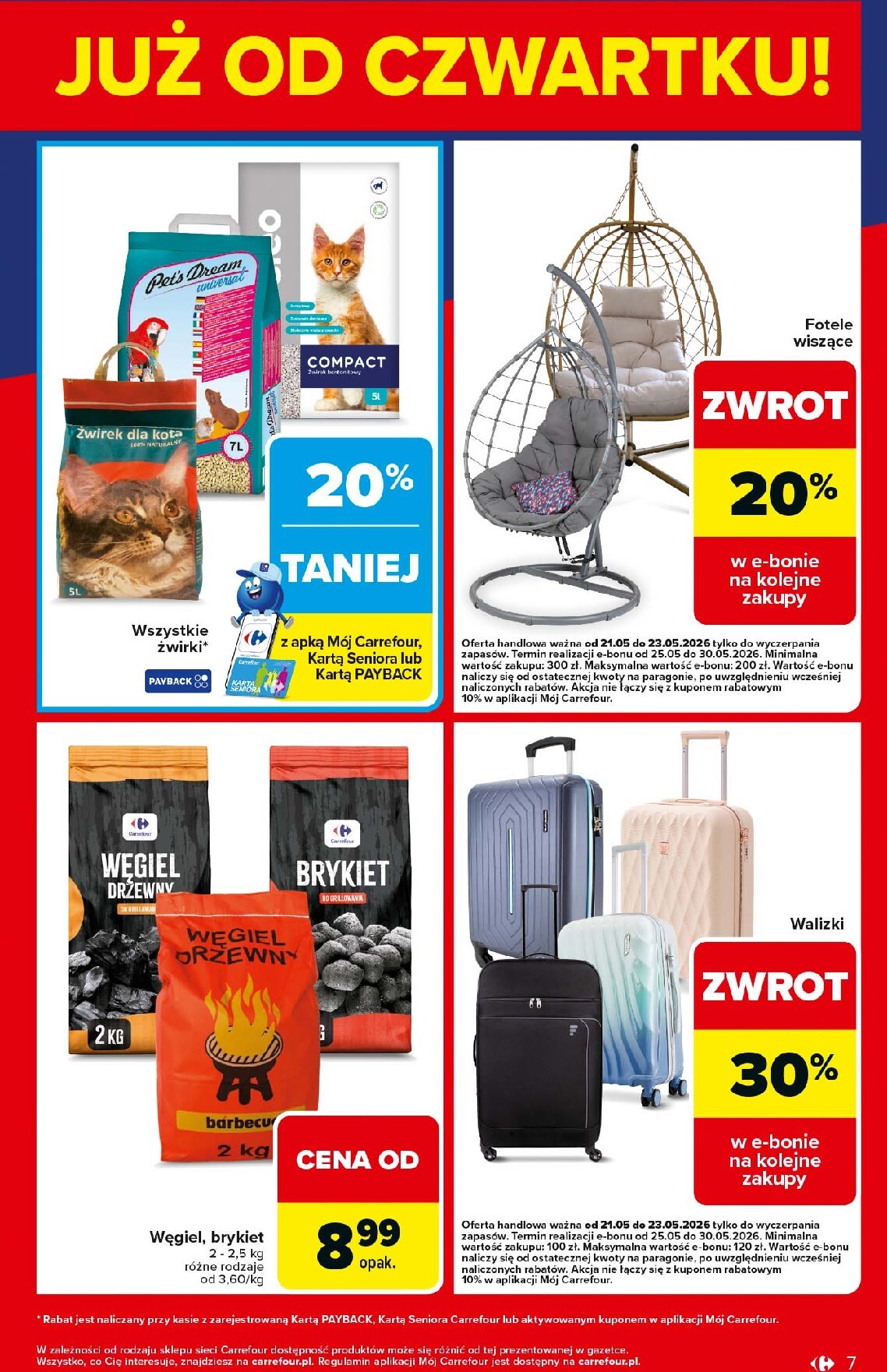 carrefour - Nowa gazetka Carrefour - Weekend promek już od czwartku ważna od 21.05.2026 do 23.05.2026 - page: 7