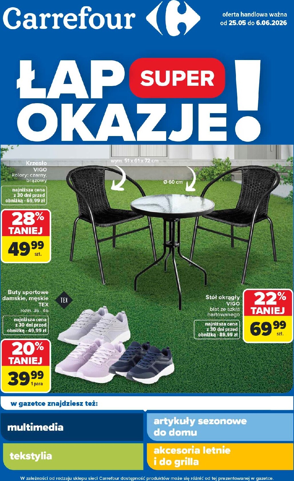 carrefour - Nowa gazetka Carrefour - Łap super okazje ważna od 25.05.2026 do 06.06.2026