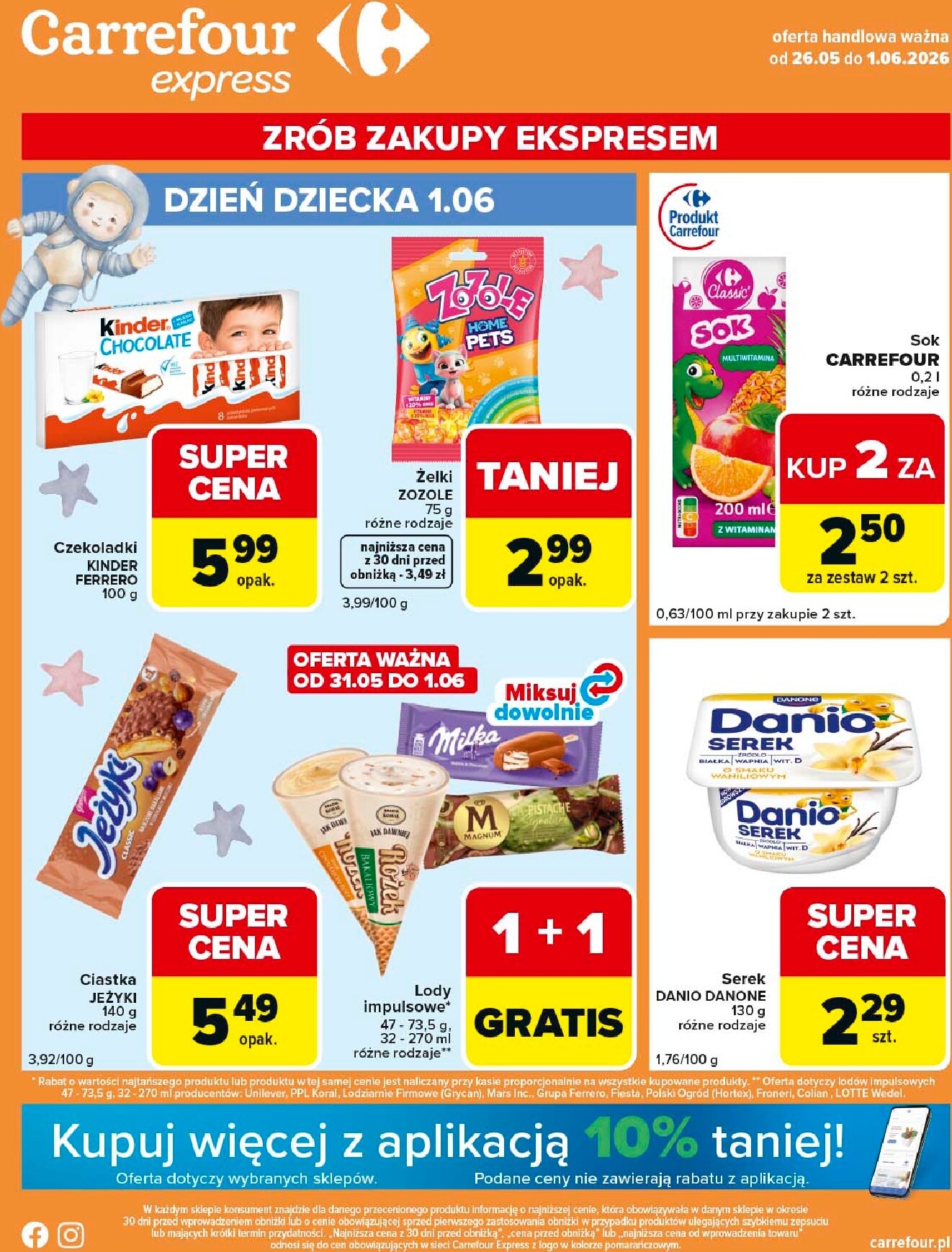 carrefour - Nowa gazetka Carrefour - Express 2 ważna od 26.05.2026 do 01.06.2026