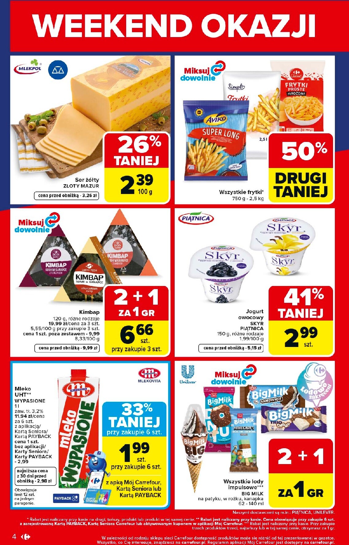 carrefour - Nowa gazetka Carrefour - Weekend promek już od czwartku ważna od 28.05.2026 do 30.05.2026 - page: 4