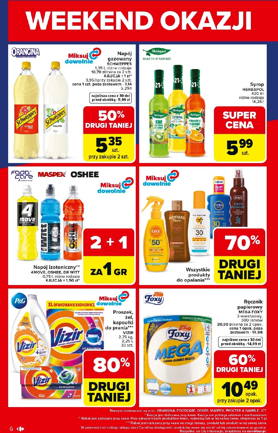carrefour - Nowa gazetka Carrefour - Weekend promek już od czwartku ważna od 28.05.2026 do 30.05.2026 - page: 6