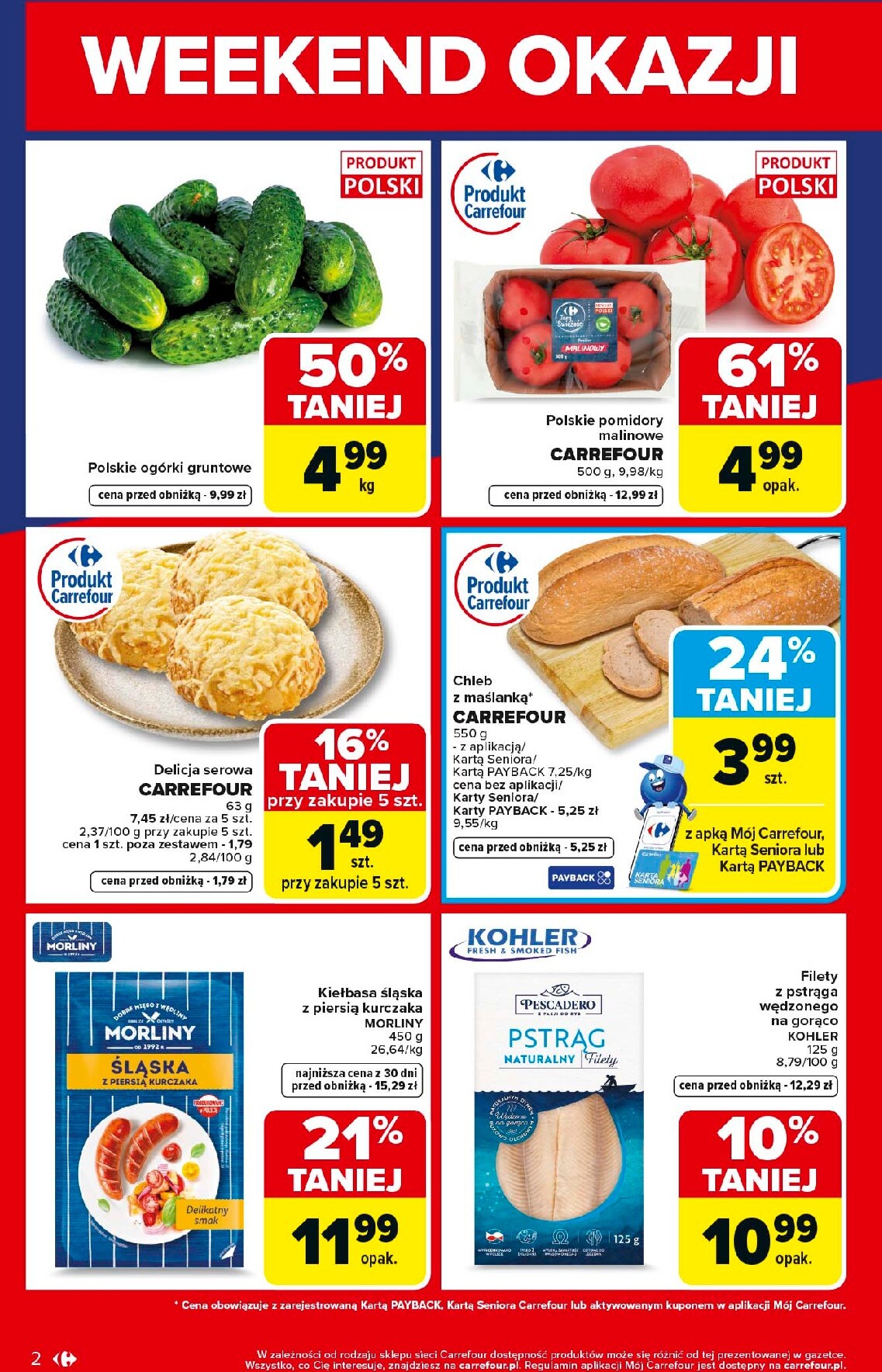 carrefour - Nowa gazetka Carrefour - Weekend promek już od czwartku ważna od 28.05.2026 do 30.05.2026 - page: 2