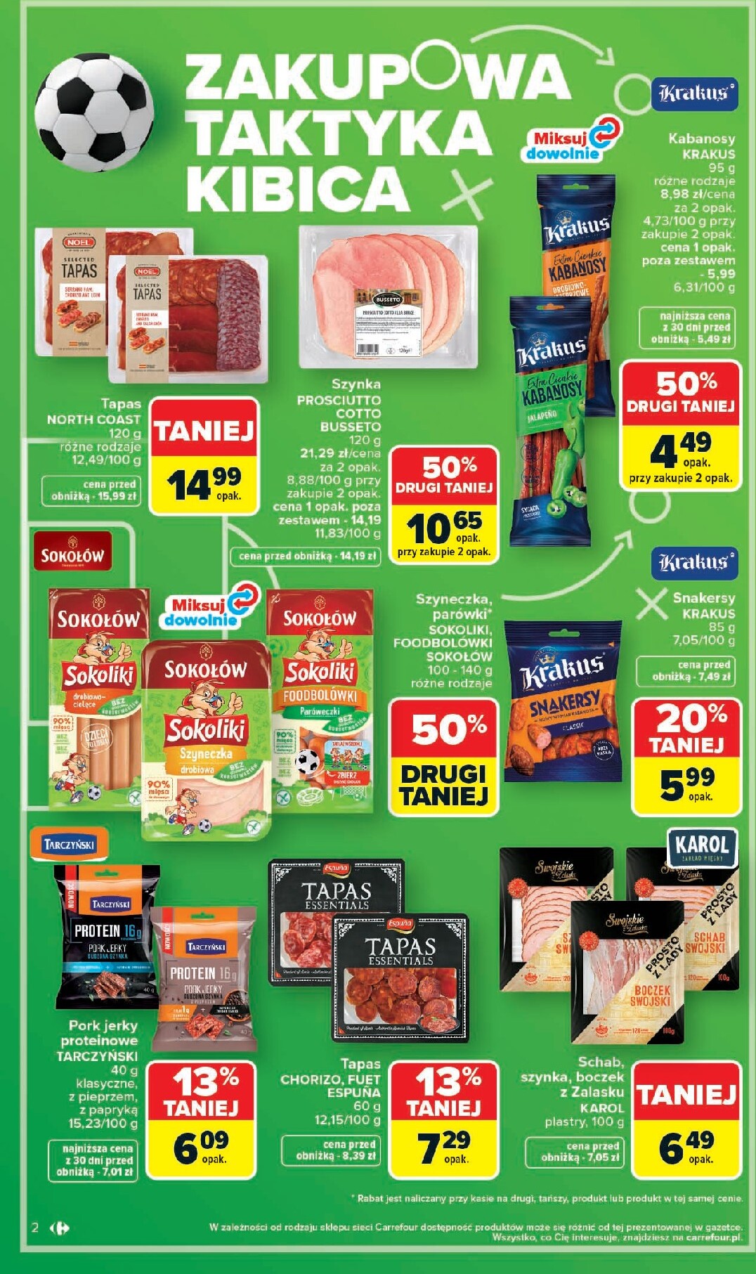 carrefour - Nowa gazetka Carrefour - Zakupowa taktyka kibica ważna od 01.06.2026 do 13.06.2026 - page: 2