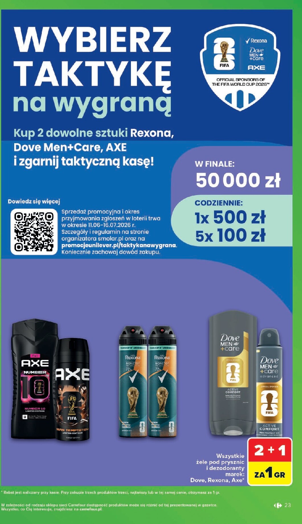 carrefour - Nowa gazetka Carrefour - Zakupowa taktyka kibica ważna od 01.06.2026 do 13.06.2026 - page: 23