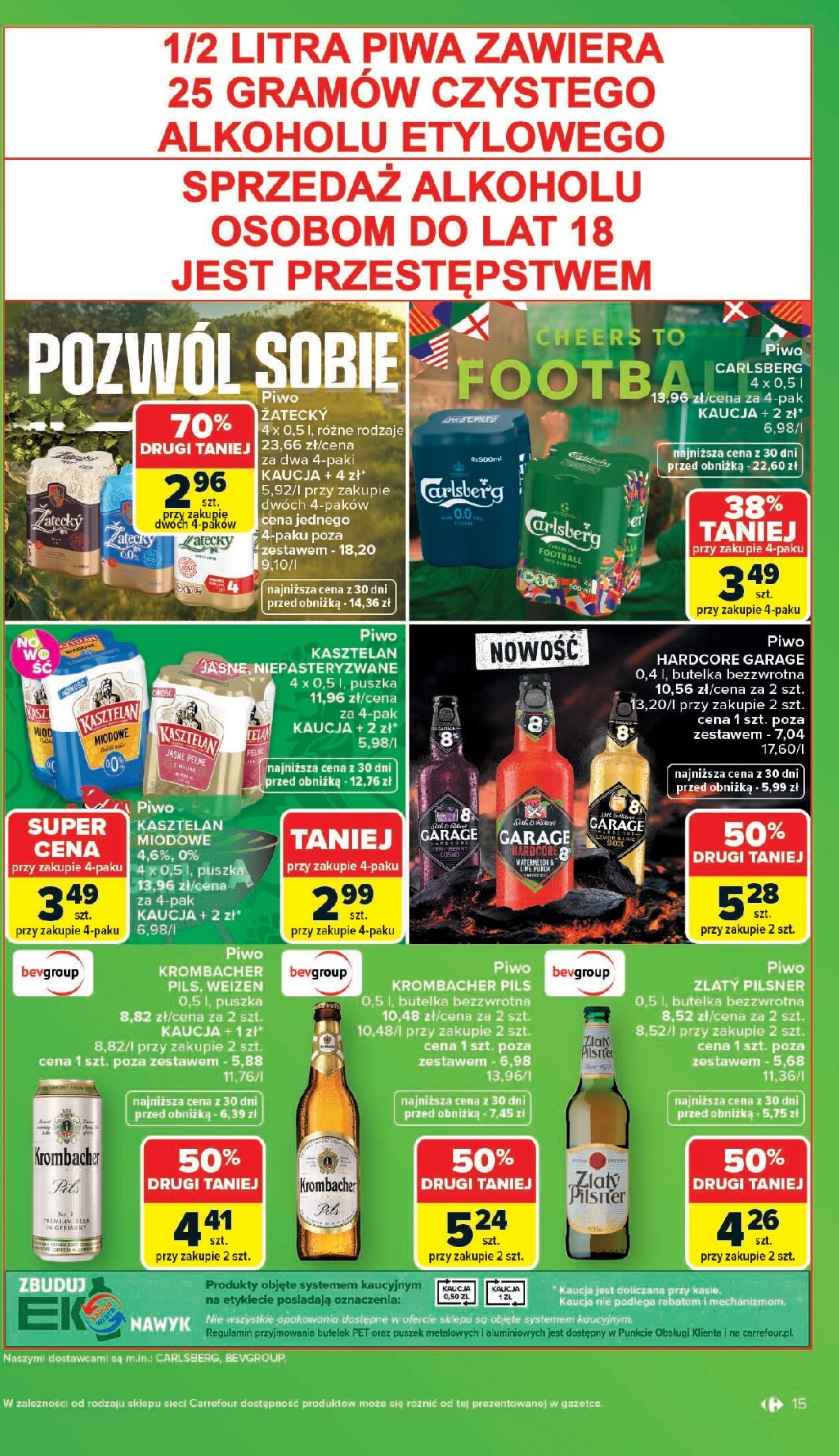 carrefour - Nowa gazetka Carrefour - Zakupowa taktyka kibica ważna od 01.06.2026 do 13.06.2026 - page: 15