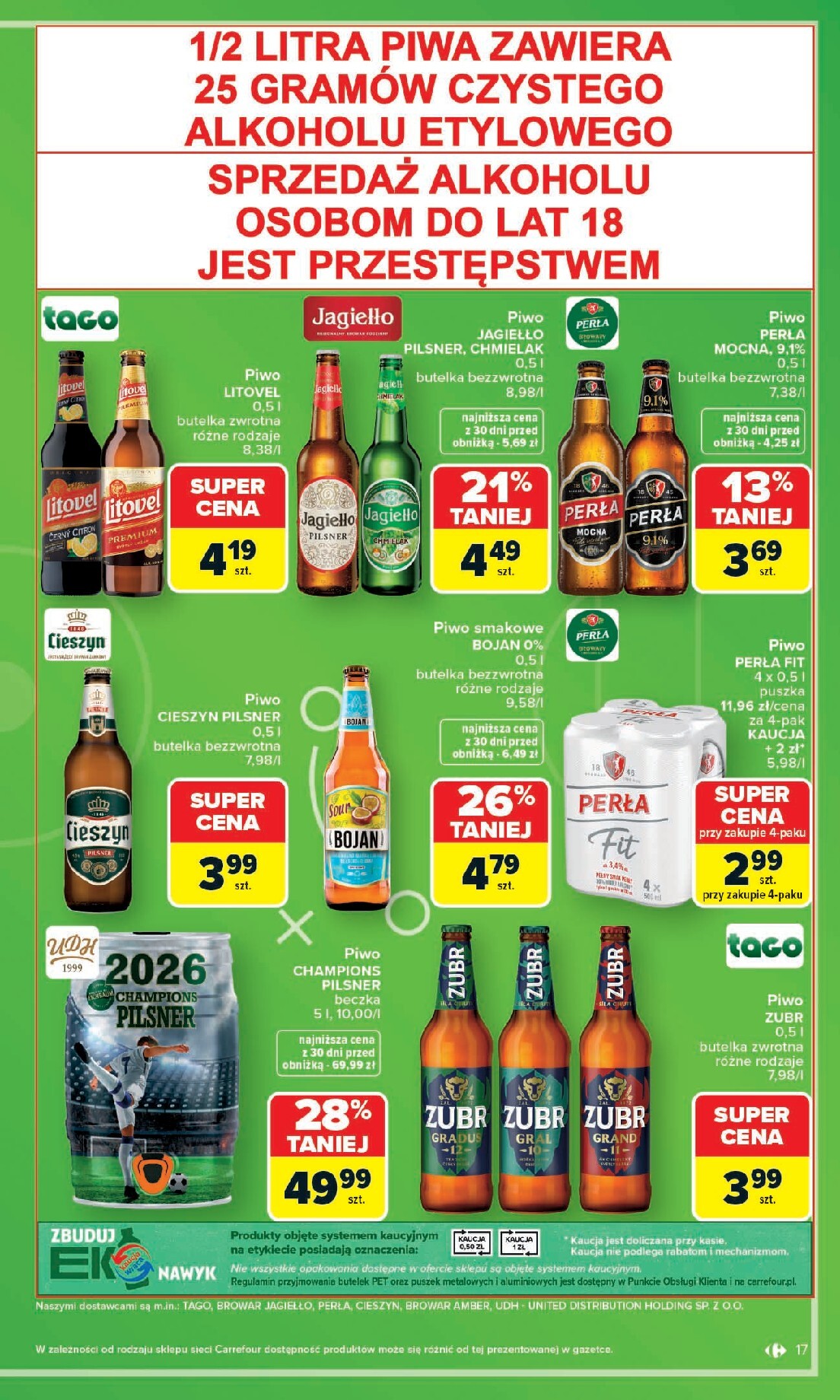 carrefour - Nowa gazetka Carrefour - Zakupowa taktyka kibica ważna od 01.06.2026 do 13.06.2026 - page: 17