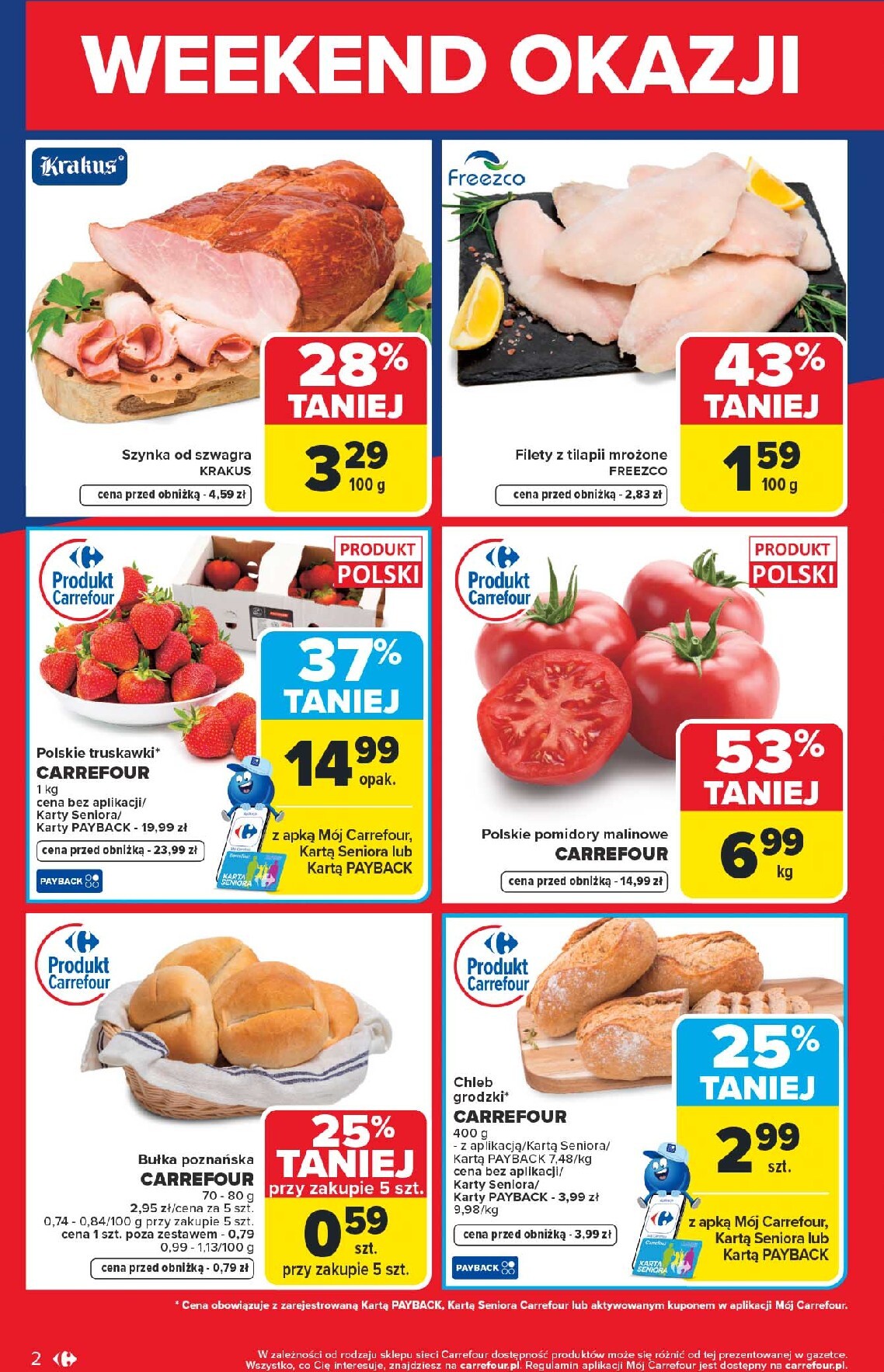 carrefour - Aktualna gazetka Carrefour - Weekend promek juz od środy! ważna od 03.06.2026 do 06.06.2026 - page: 2