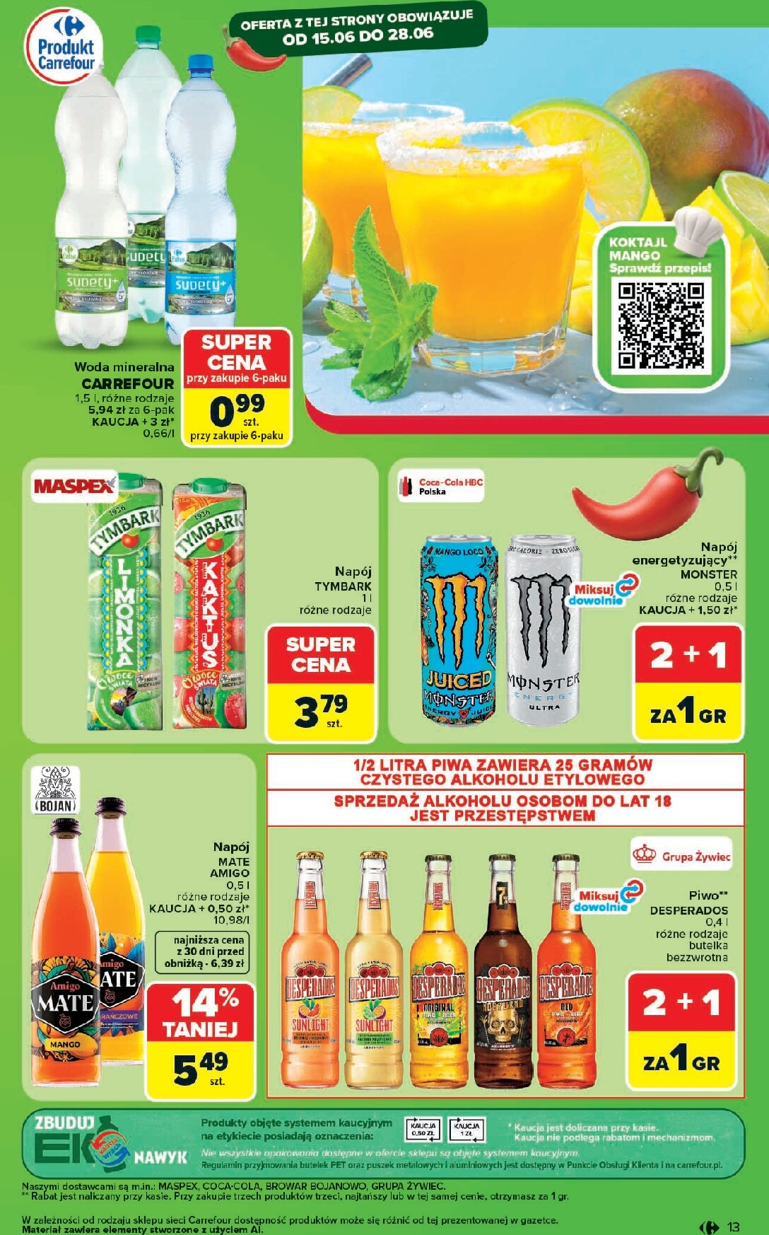 carrefour - Nowa gazetka Carrefour - Kuchnia meksykańska ważna od 15.06.2026 do 28.06.2026 - page: 13