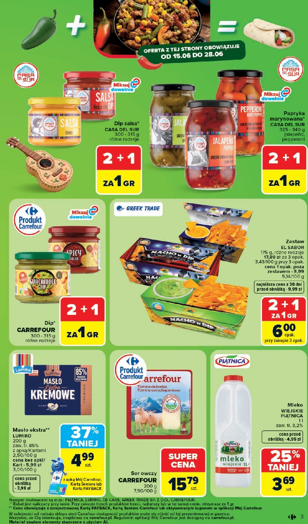 carrefour - Nowa gazetka Carrefour - Kuchnia meksykańska ważna od 15.06.2026 do 28.06.2026 - page: 3