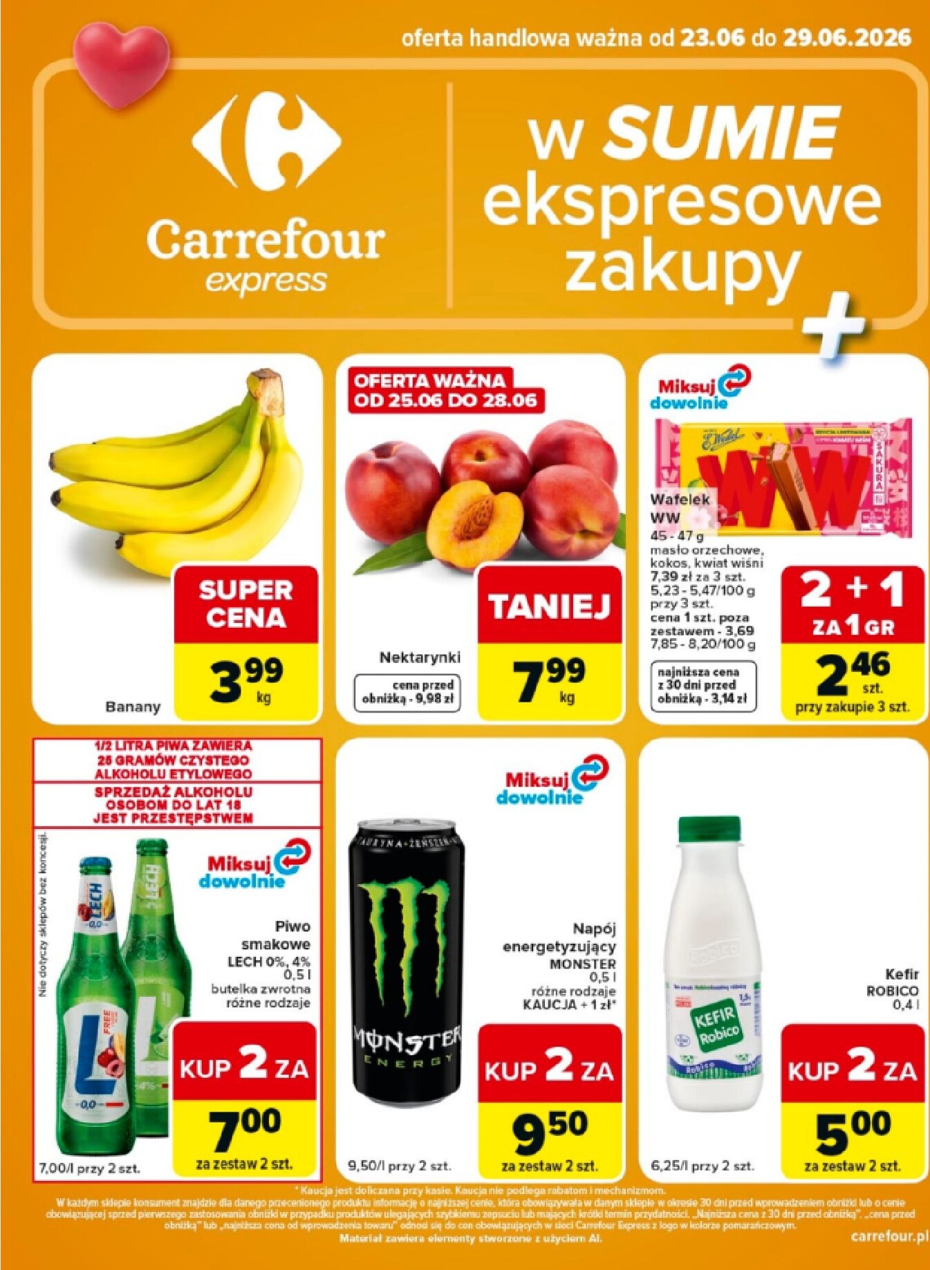 carrefour - Aktualna gazetka Carrefour Express - W Sumie ważna od 23.06.2026 do 29.06.2026