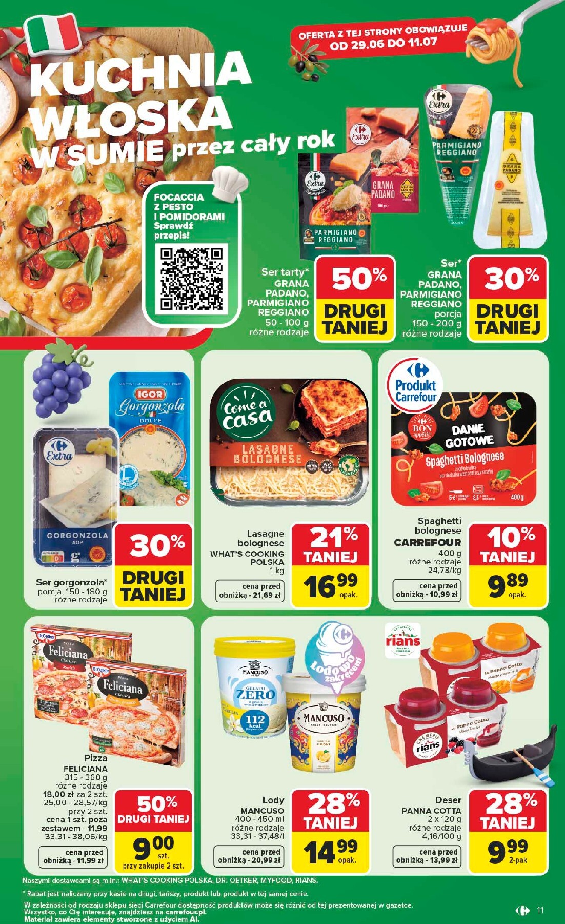 carrefour - Nowa gazetka Carrefour - Kuchnia śródziemnomorska ważna od 29.06.2026 do 11.07.2026 - page: 11