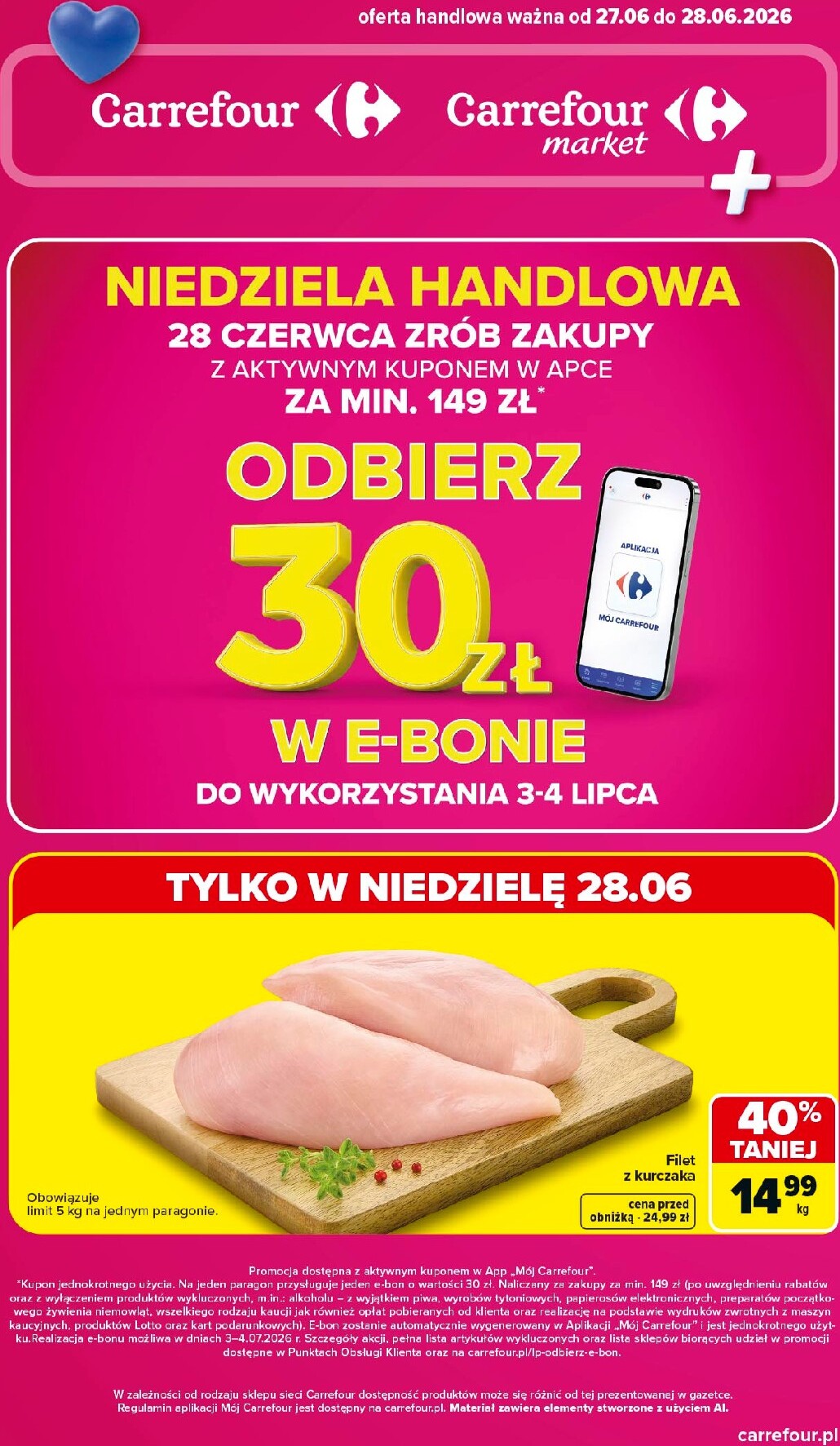 carrefour - Aktualna gazetka Carrefour - Odbierz ważna od 27.06.2026 do 28.06.2026