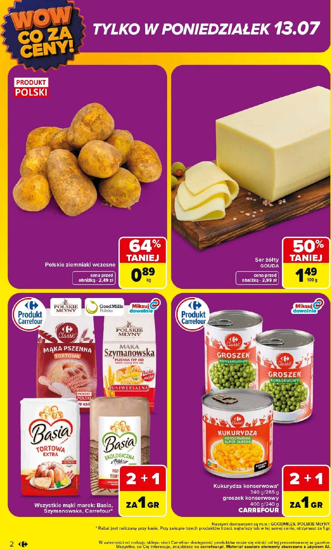carrefour - Nowa gazetka Carrefour - Wow co za ceny ważna od 13.07.2026 do 18.07.2026 - page: 2