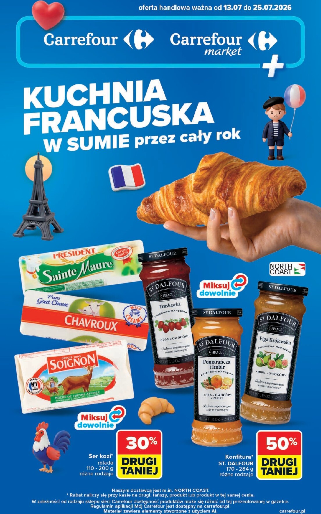 carrefour - Nowa gazetka Carrefour - Kuchnia francuska ważna od 13.07.2026 do 25.07.2026