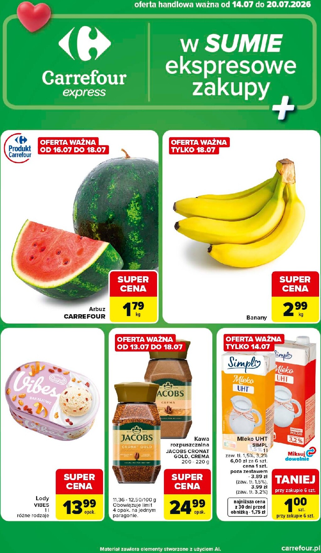 carrefour - Nowa gazetka Carrefour - Express 1 ważna od 14.07.2026 do 20.07.2026 - page: 1