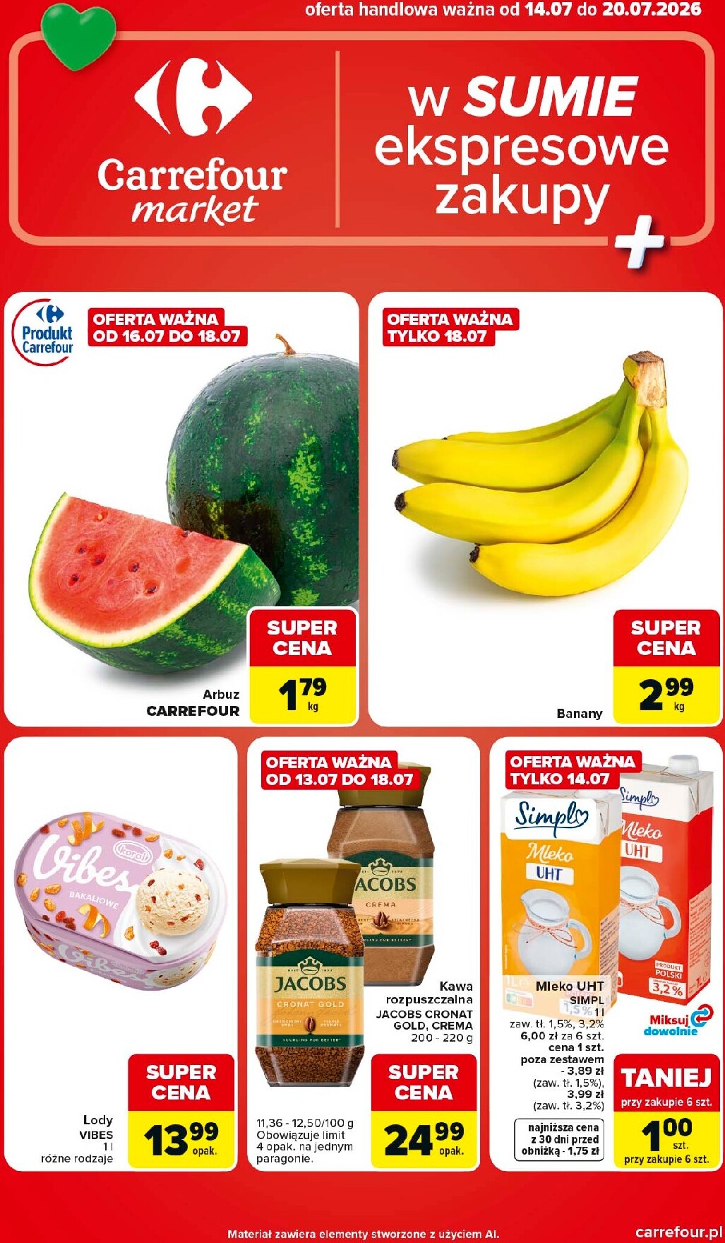 carrefour - Nowa gazetka Carrefour Market ważna od 14.07.2026 do 20.07.2026
