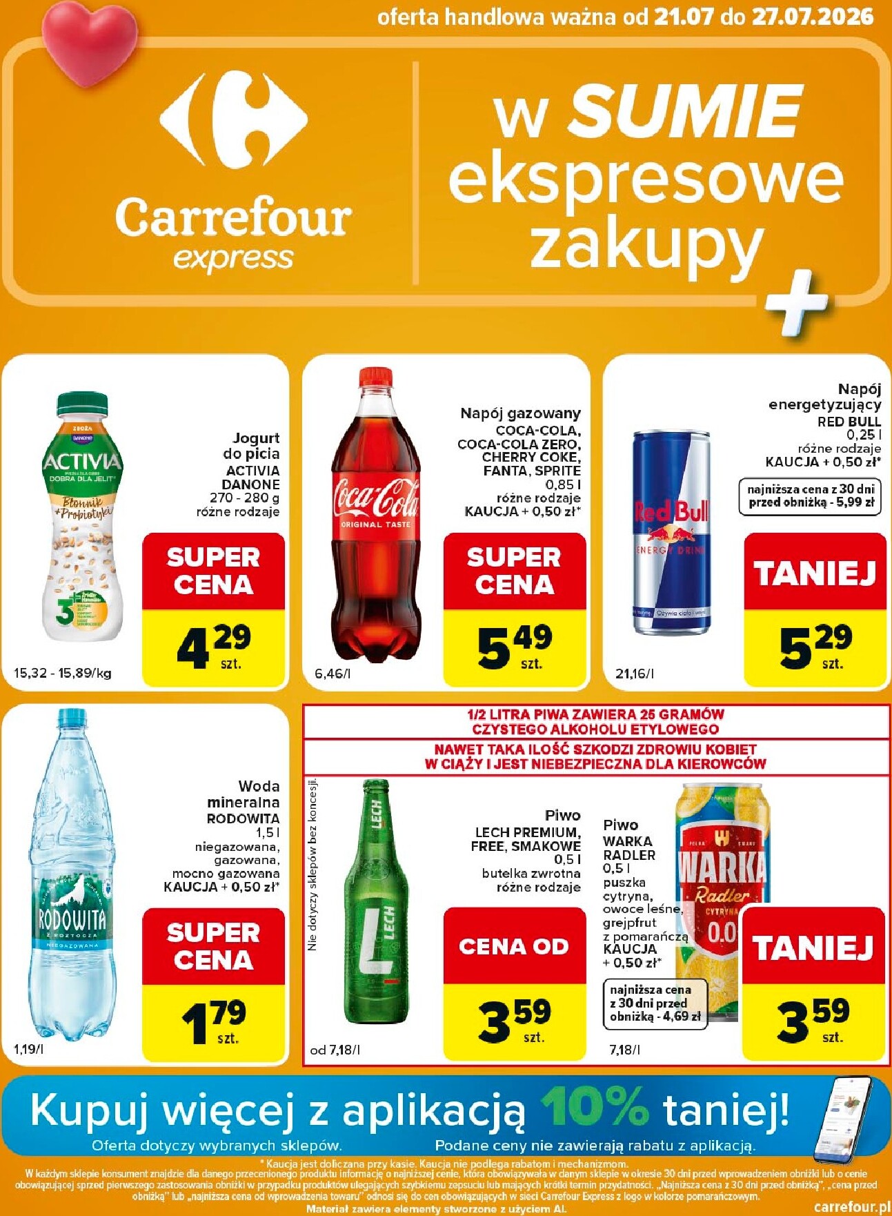 carrefour - Nowa gazetka Carrefour - Express 2 ważna od 21.07.2026 do 27.07.2026 - page: 1