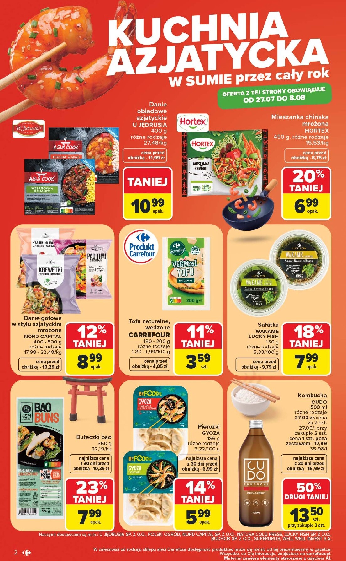 carrefour - Nowa gazetka Carrefour - Kuchnia azjatycka ważna od 27.07.2026 do 08.08.2026 - page: 2