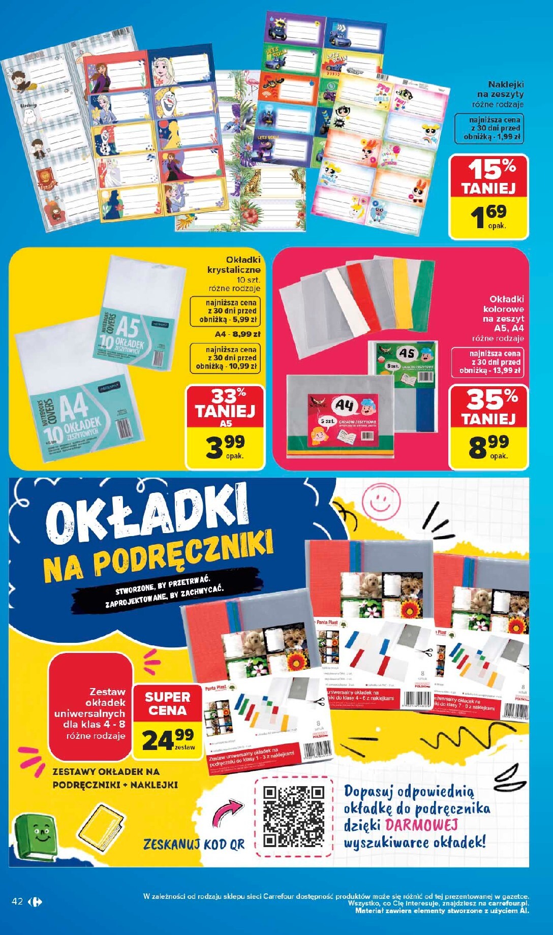 carrefour - Nowa gazetka Carrefour - Szkoła nowy sezon ważna od 27.07.2026 do 12.09.2026 - page: 42