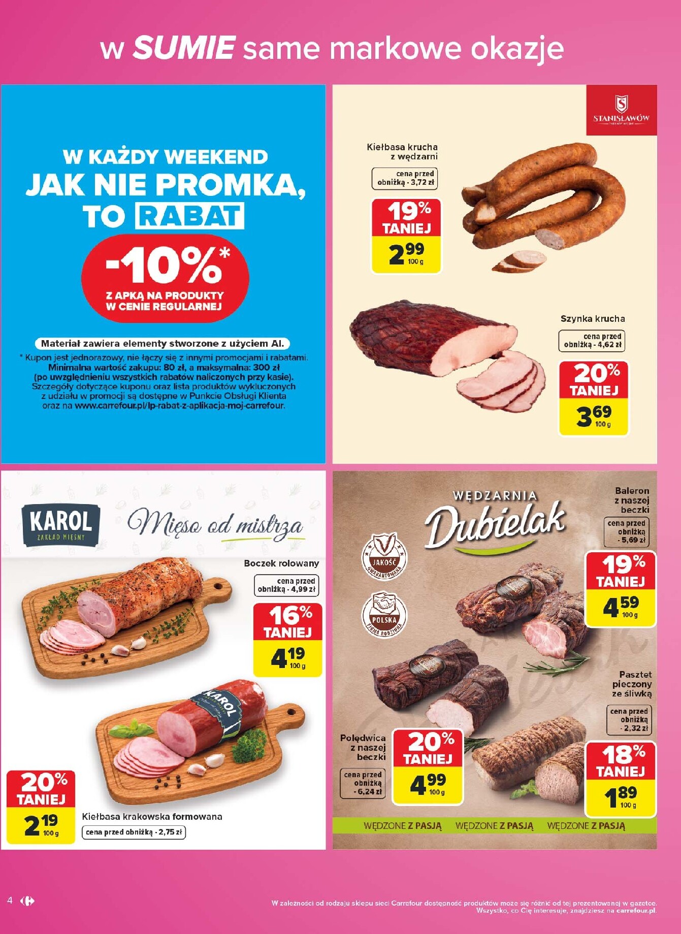 carrefour - Nowa gazetka Carrefour - W Sumie same markowe okazje ważna od 03.08.2026 do 14.08.2026 - page: 4