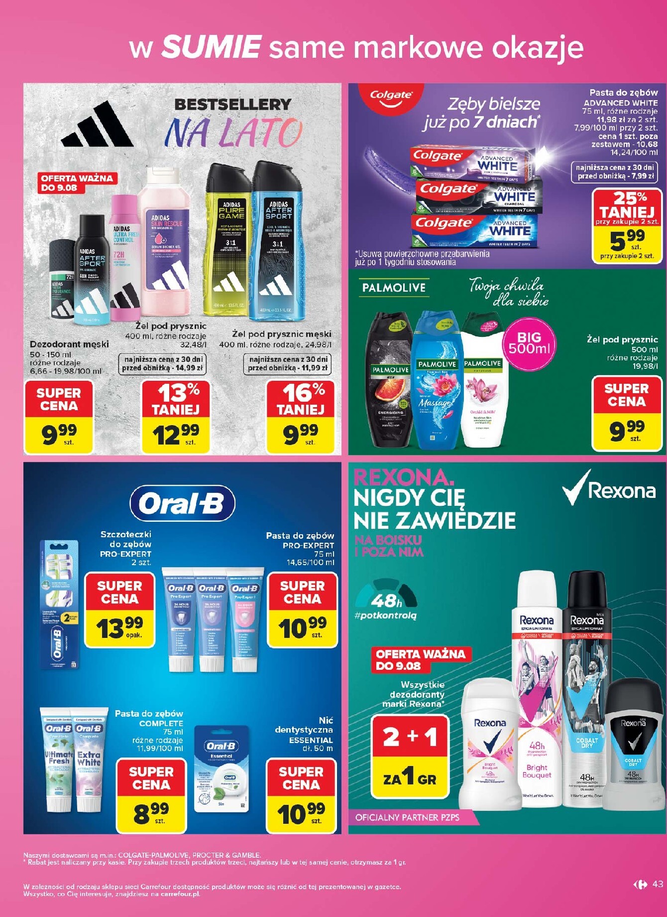 carrefour - Nowa gazetka Carrefour - W Sumie same markowe okazje ważna od 03.08.2026 do 14.08.2026 - page: 43