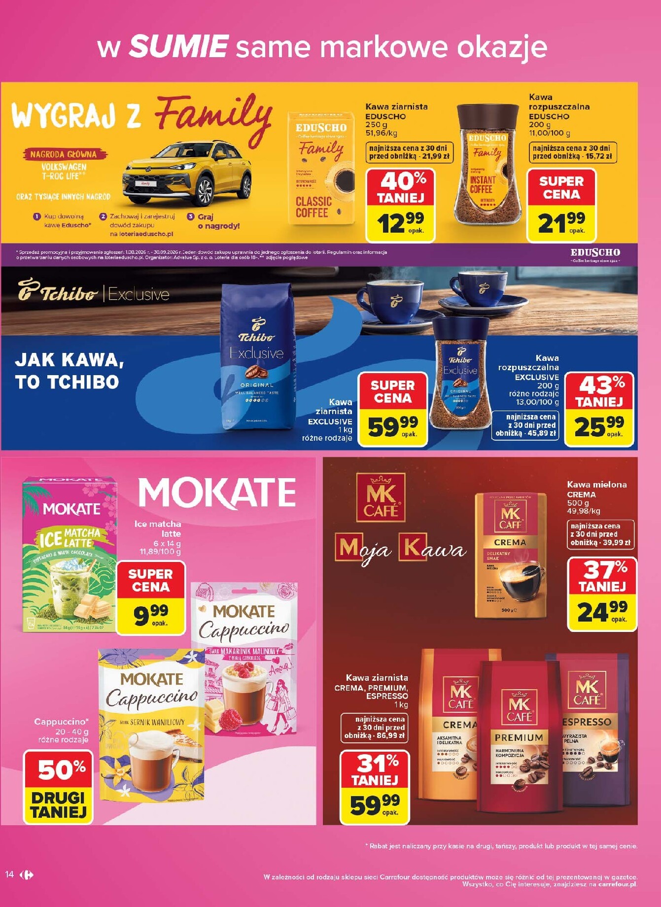 carrefour - Nowa gazetka Carrefour - W Sumie same markowe okazje ważna od 03.08.2026 do 14.08.2026 - page: 14