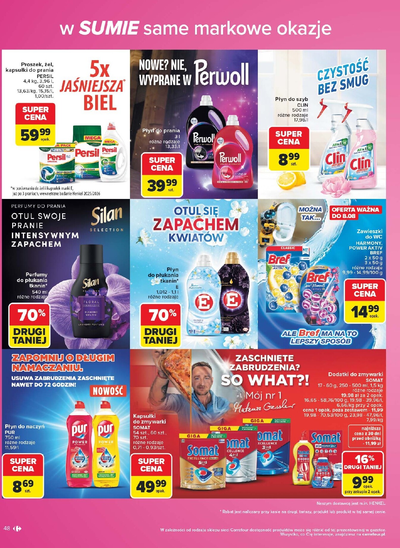 carrefour - Nowa gazetka Carrefour - W Sumie same markowe okazje ważna od 03.08.2026 do 14.08.2026 - page: 48