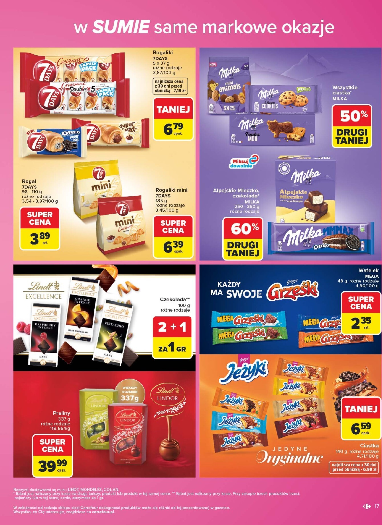 carrefour - Nowa gazetka Carrefour - W Sumie same markowe okazje ważna od 03.08.2026 do 14.08.2026 - page: 17