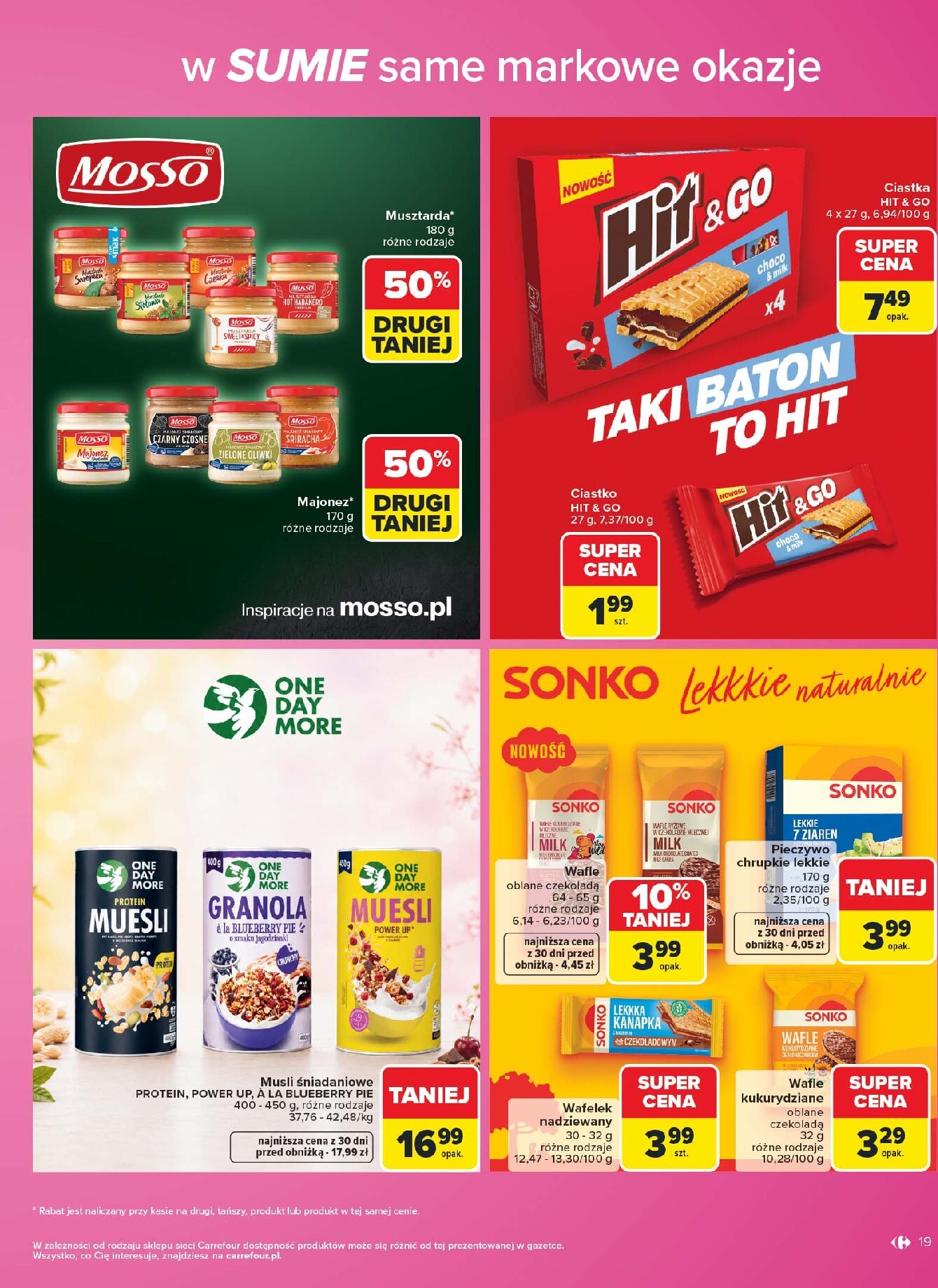 carrefour - Nowa gazetka Carrefour - W Sumie same markowe okazje ważna od 03.08.2026 do 14.08.2026 - page: 19