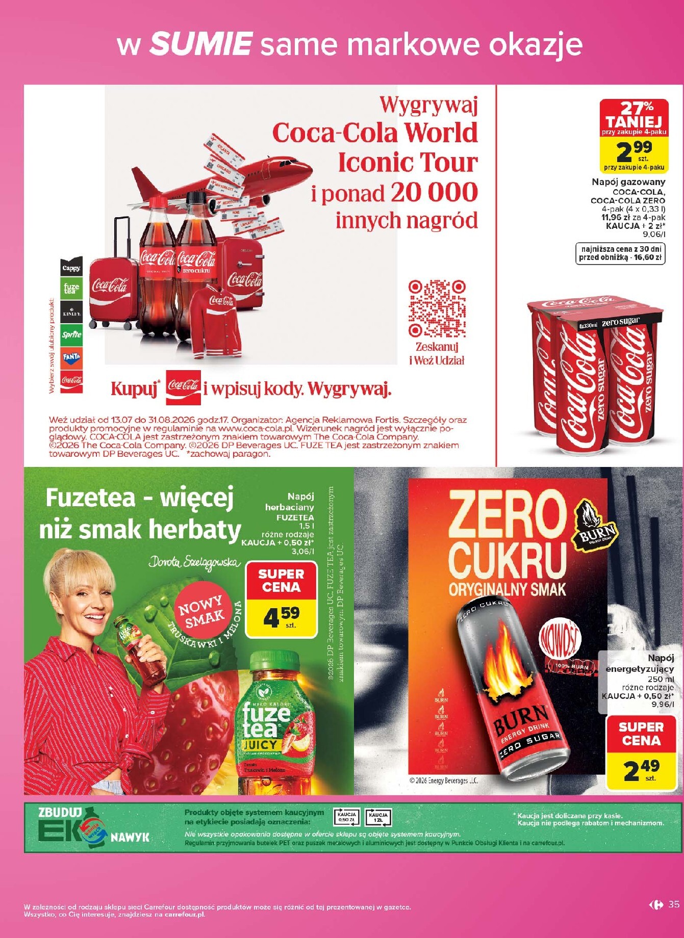 carrefour - Nowa gazetka Carrefour - W Sumie same markowe okazje ważna od 03.08.2026 do 14.08.2026 - page: 35