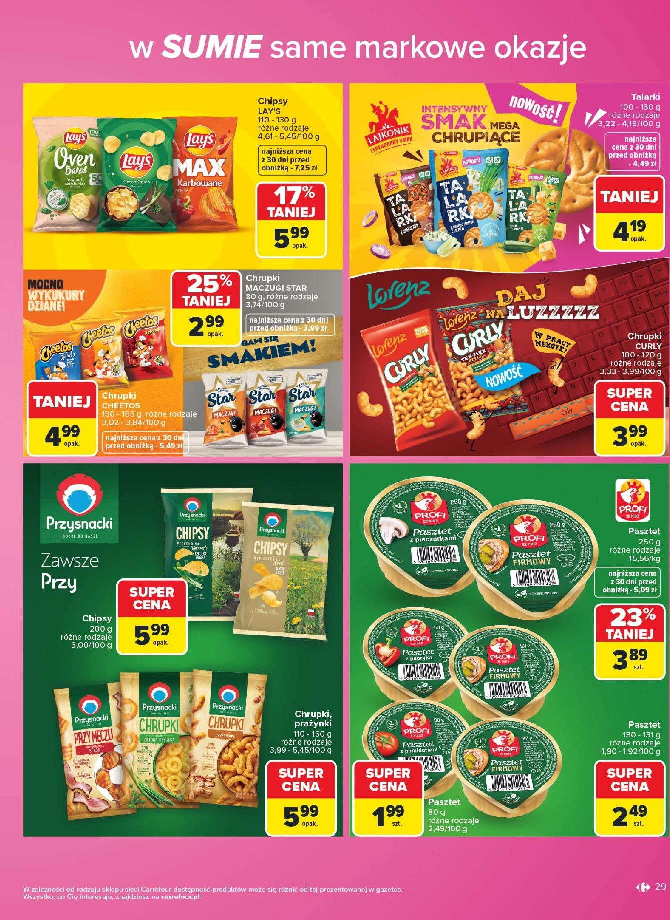 carrefour - Nowa gazetka Carrefour - W Sumie same markowe okazje ważna od 03.08.2026 do 14.08.2026 - page: 29