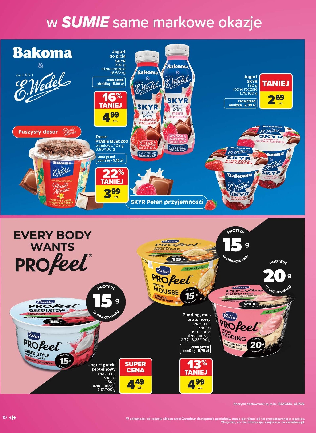 carrefour - Nowa gazetka Carrefour - W Sumie same markowe okazje ważna od 03.08.2026 do 14.08.2026 - page: 10