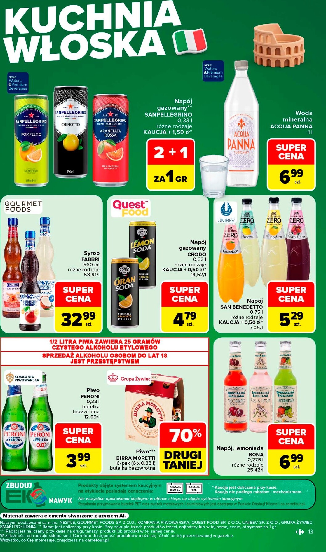 carrefour - Nowa gazetka Carrefour - Kuchnia włoska ważna od 10.08.2026 do 22.08.2026 - page: 13