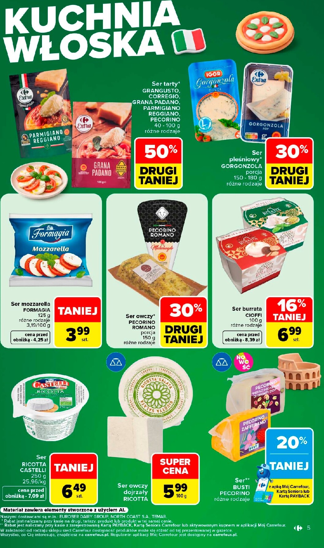 carrefour - Nowa gazetka Carrefour - Kuchnia włoska ważna od 10.08.2026 do 22.08.2026 - page: 5