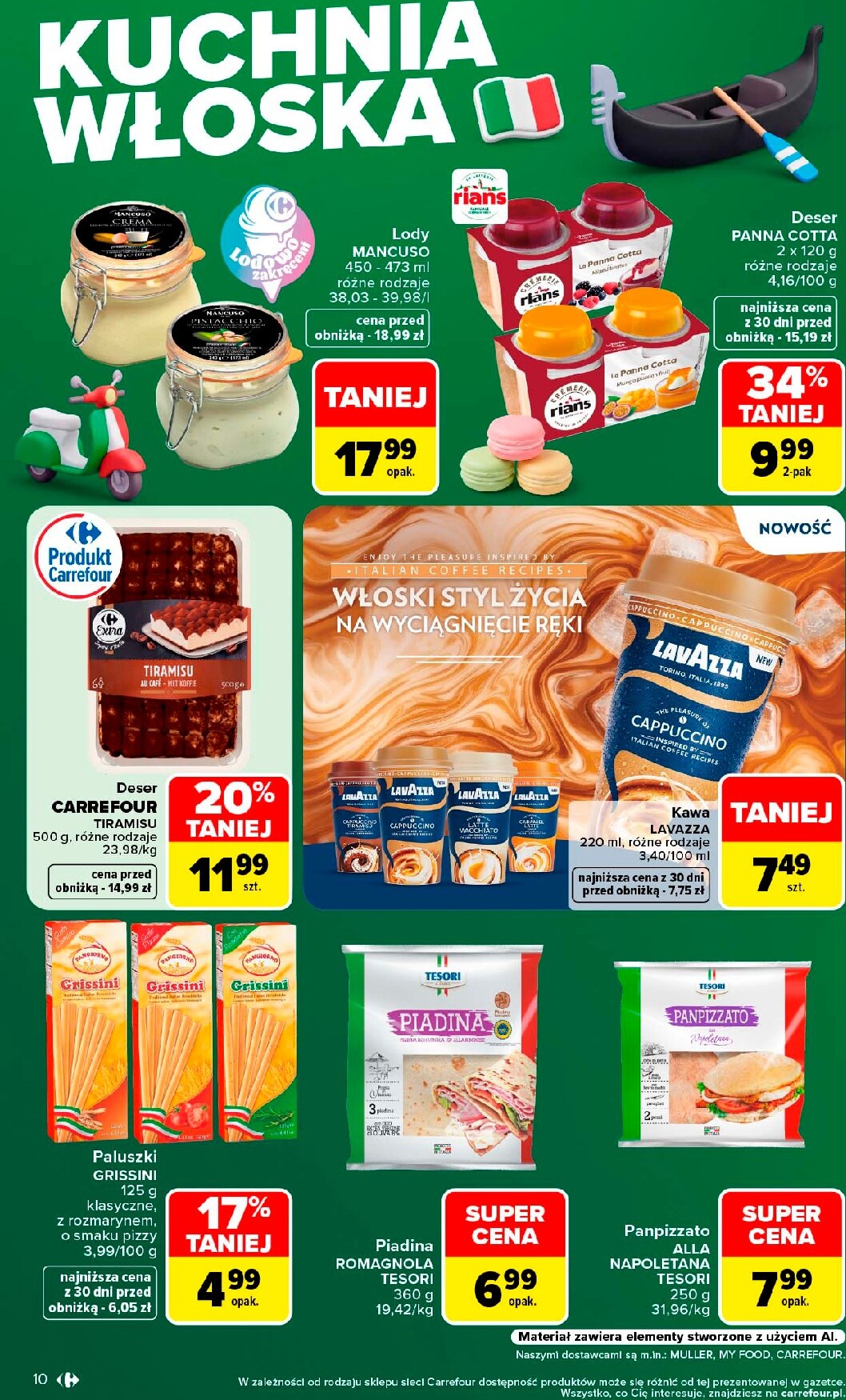 carrefour - Nowa gazetka Carrefour - Kuchnia włoska ważna od 10.08.2026 do 22.08.2026 - page: 10