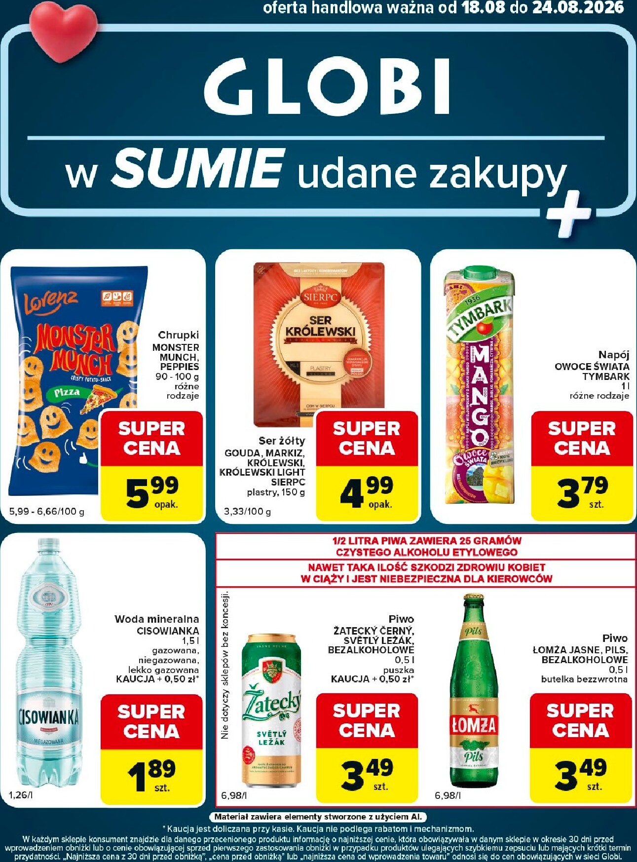 carrefour - Nowa gazetka Carrefour - Globi ważna od 18.08.2026 do 24.08.2026