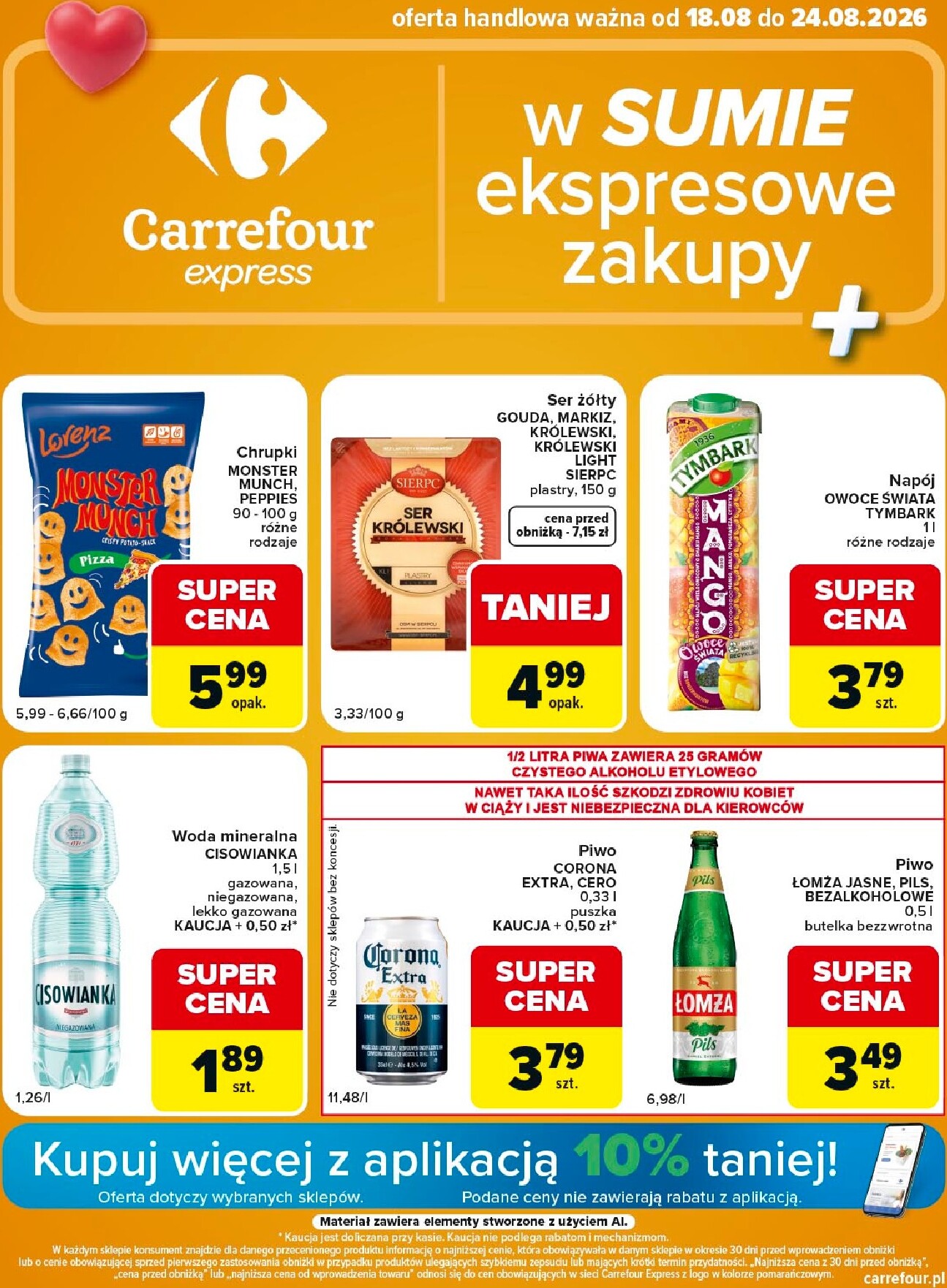 carrefour - Nowa gazetka Carrefour - Express 2 ważna od 18.08.2026 do 24.08.2026