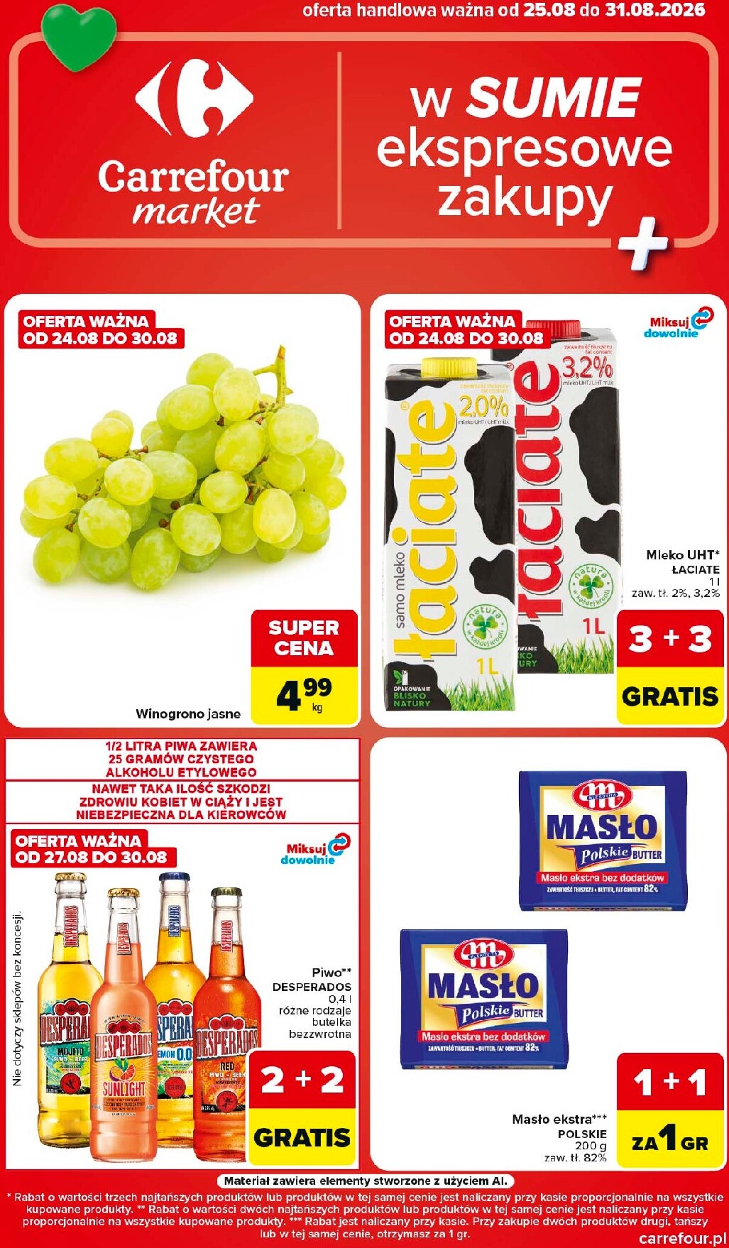 carrefour - Nowa gazetka Carrefour Market ważna od 25.08.2026 do 31.08.2026